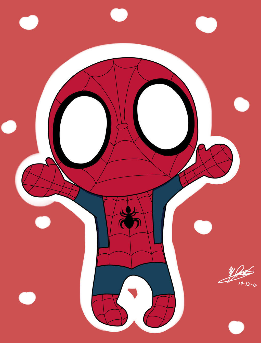 Wallpaper #nDGpNZMB5zzyi_yYQ1cr38 Spiderman Chibi by Merryrain15 on Deviantart