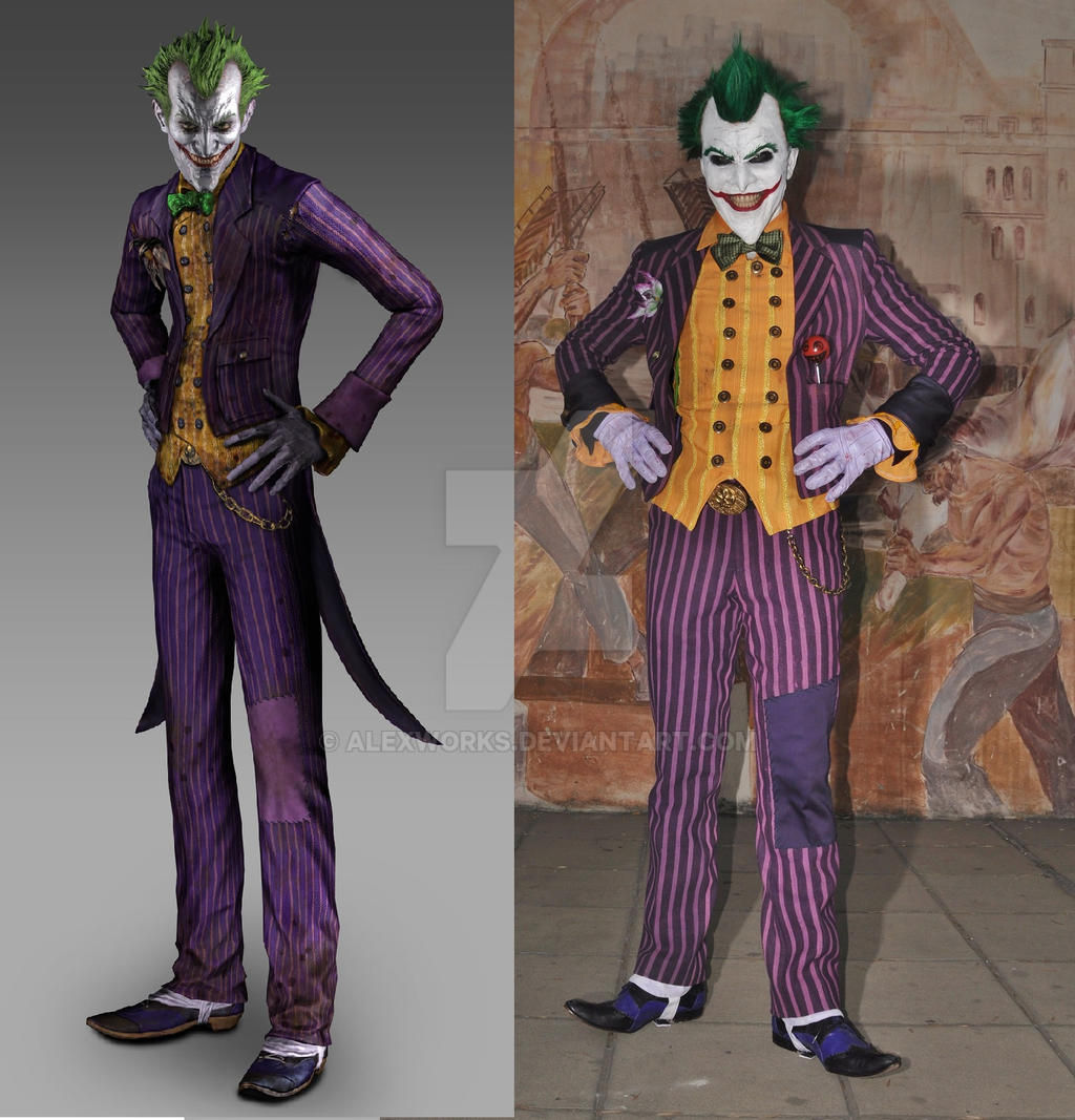 Wallpaper #jvB0f5cBi4JM6agGvSAL1 Joker Arkham Asylum Cosplay Comparation by Alexworks on Deviantart