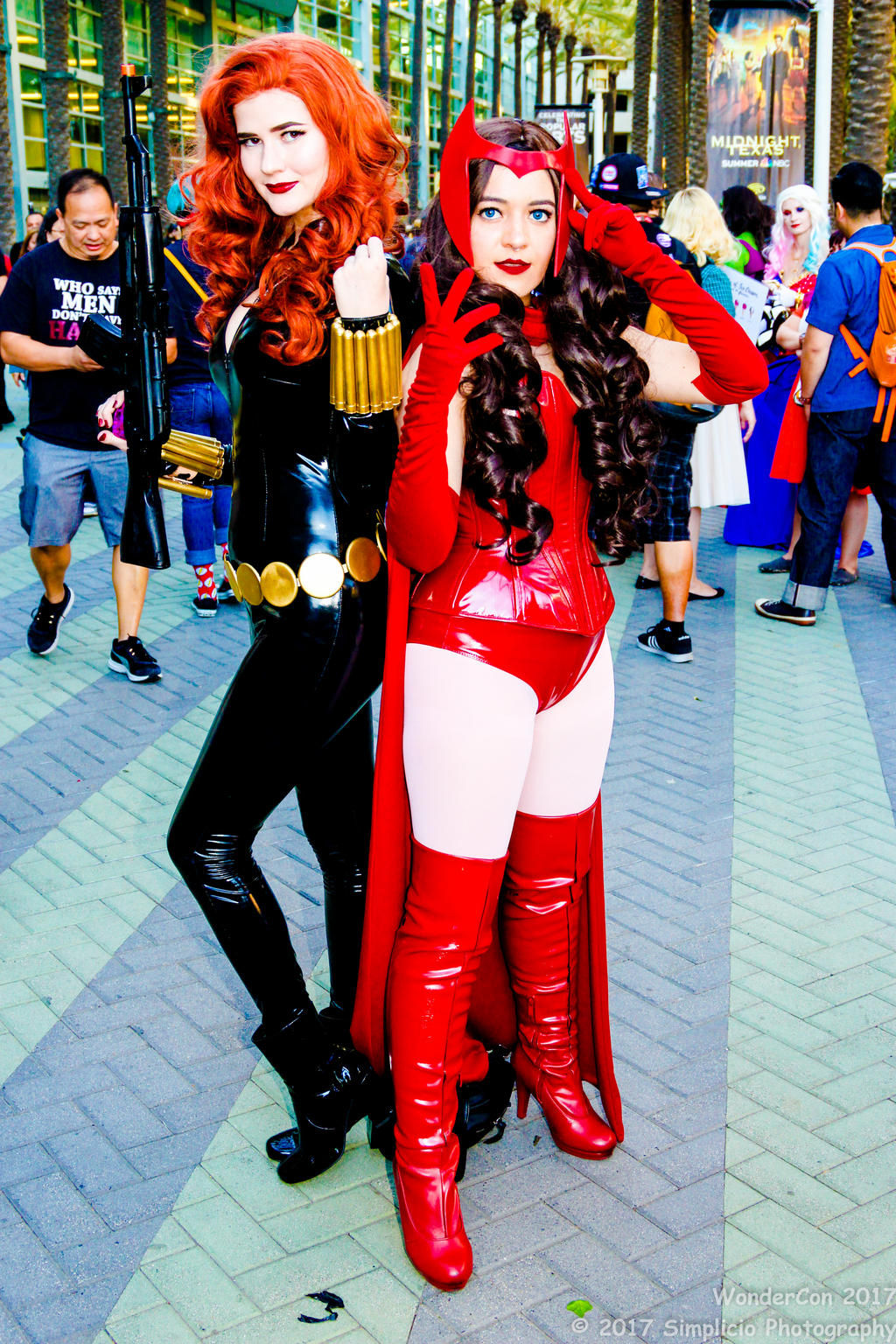 Wallpaper #9Gcg9JIBSpphPi3-J3gH24 Black Widow and Scarlet Witch by Chaosnorder on Deviantart