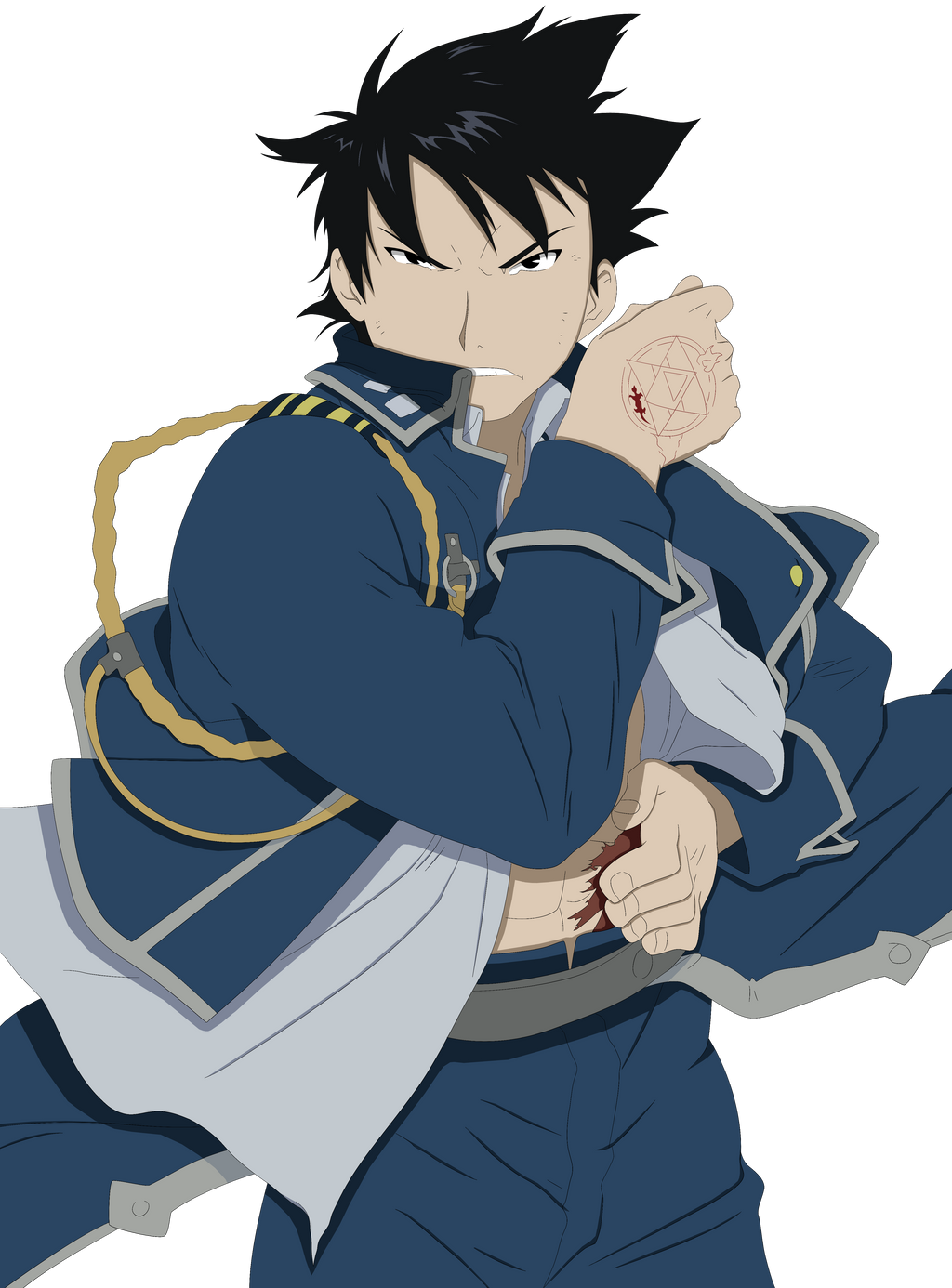 Wallpaper #f6bbb Full Metal Alchemist Roy Mustang Flame Alchemy Decal Etsy