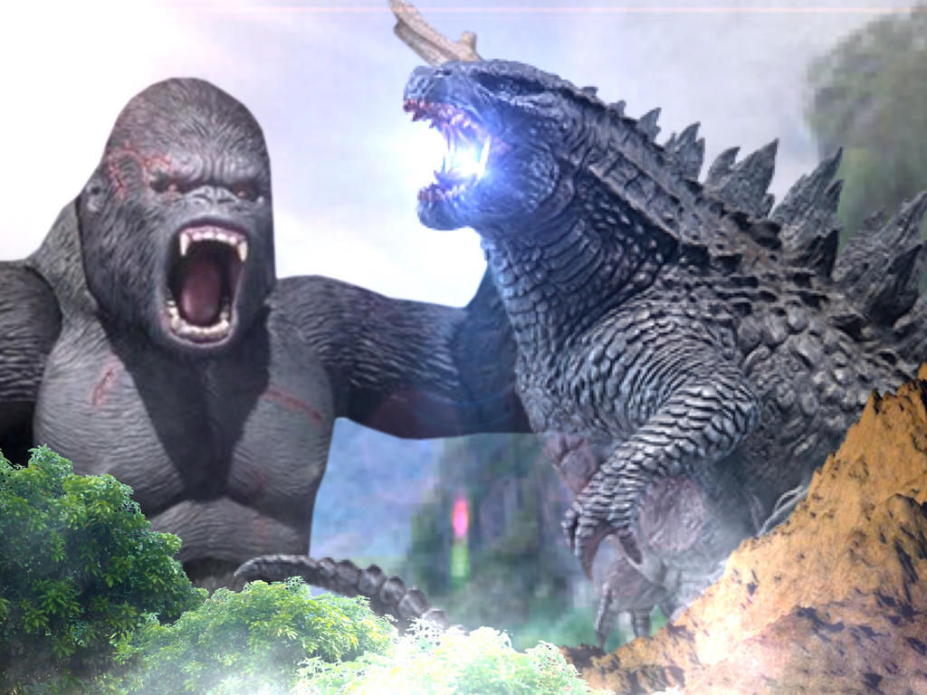 Wallpaper #egAO7I4BSdW8dNoushOn50 Kingkong vs Godzilla by Jacksondeans on Deviantart