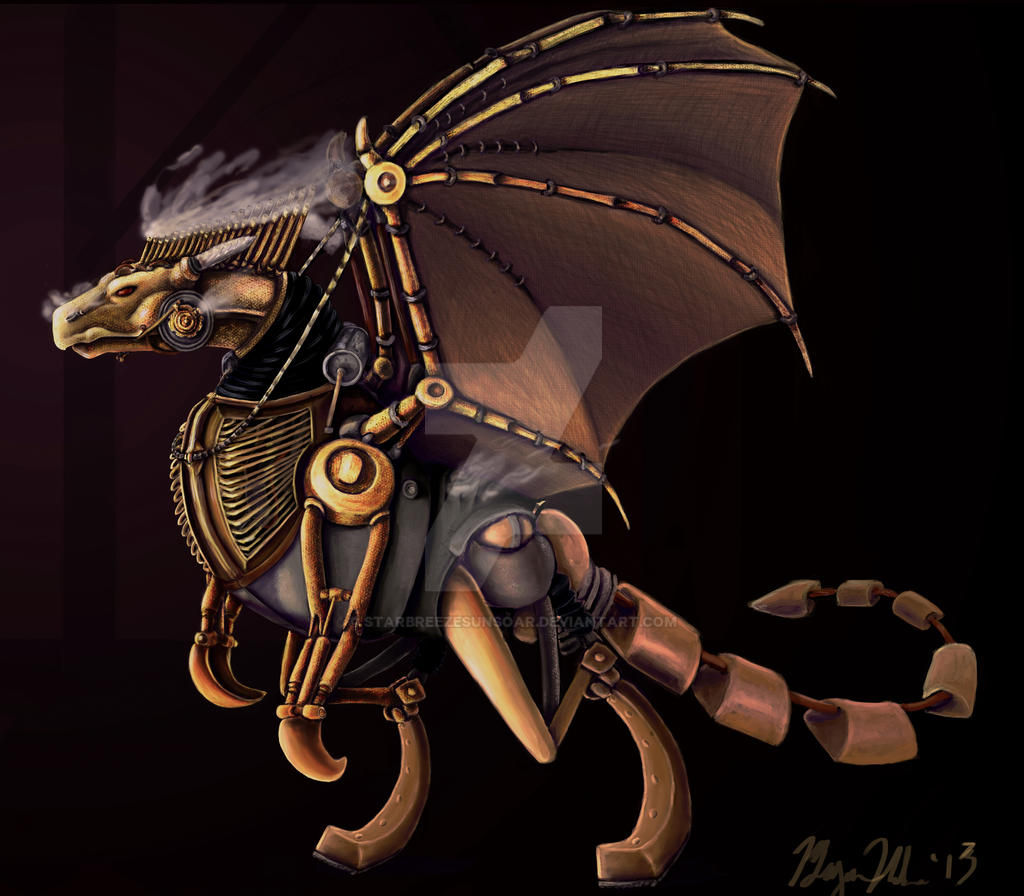 Wallpaper #MGh_F5MBSpphPi3-Ow_u13 Retouched Steampunk Dragon by Starbreezesunsoar on Deviantart