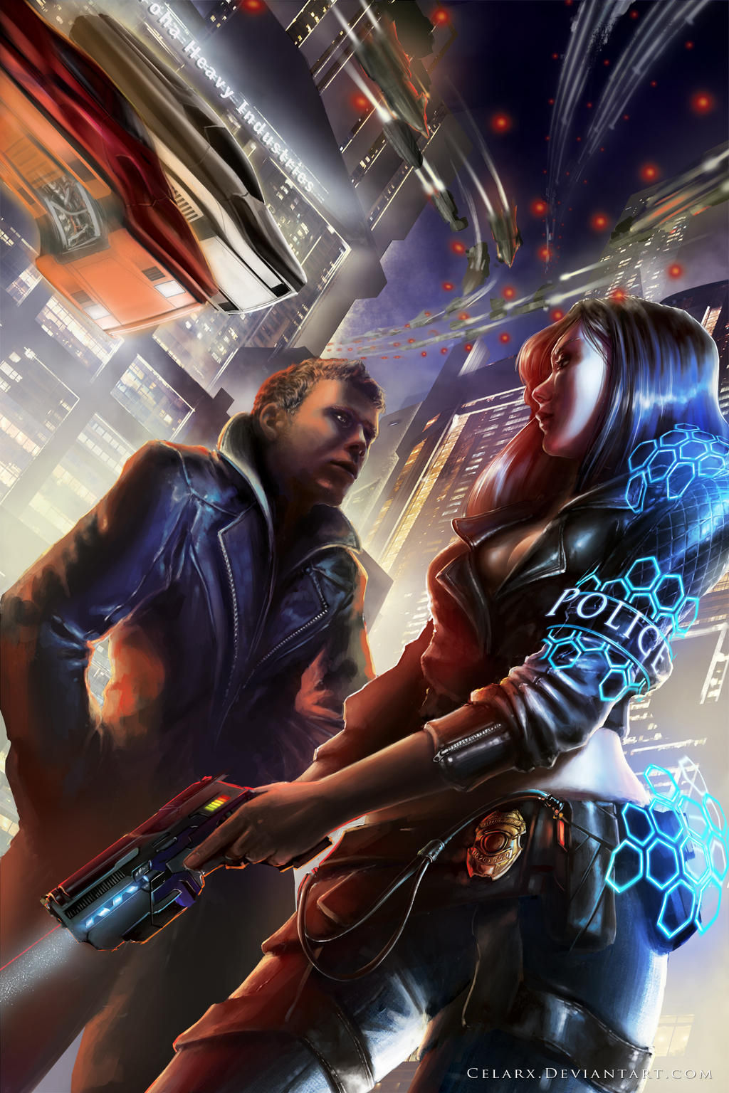 Wallpaper #SwAJ6o4BSdW8dNouMg5I55 Cyberpunk Henry Biggston Bookcover by Celarx on Deviantart