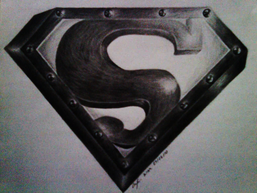 Wallpaper #mGcs95IBSpphPi3-xYW838 Metal Superman Logo by Kimoabe on Deviantart