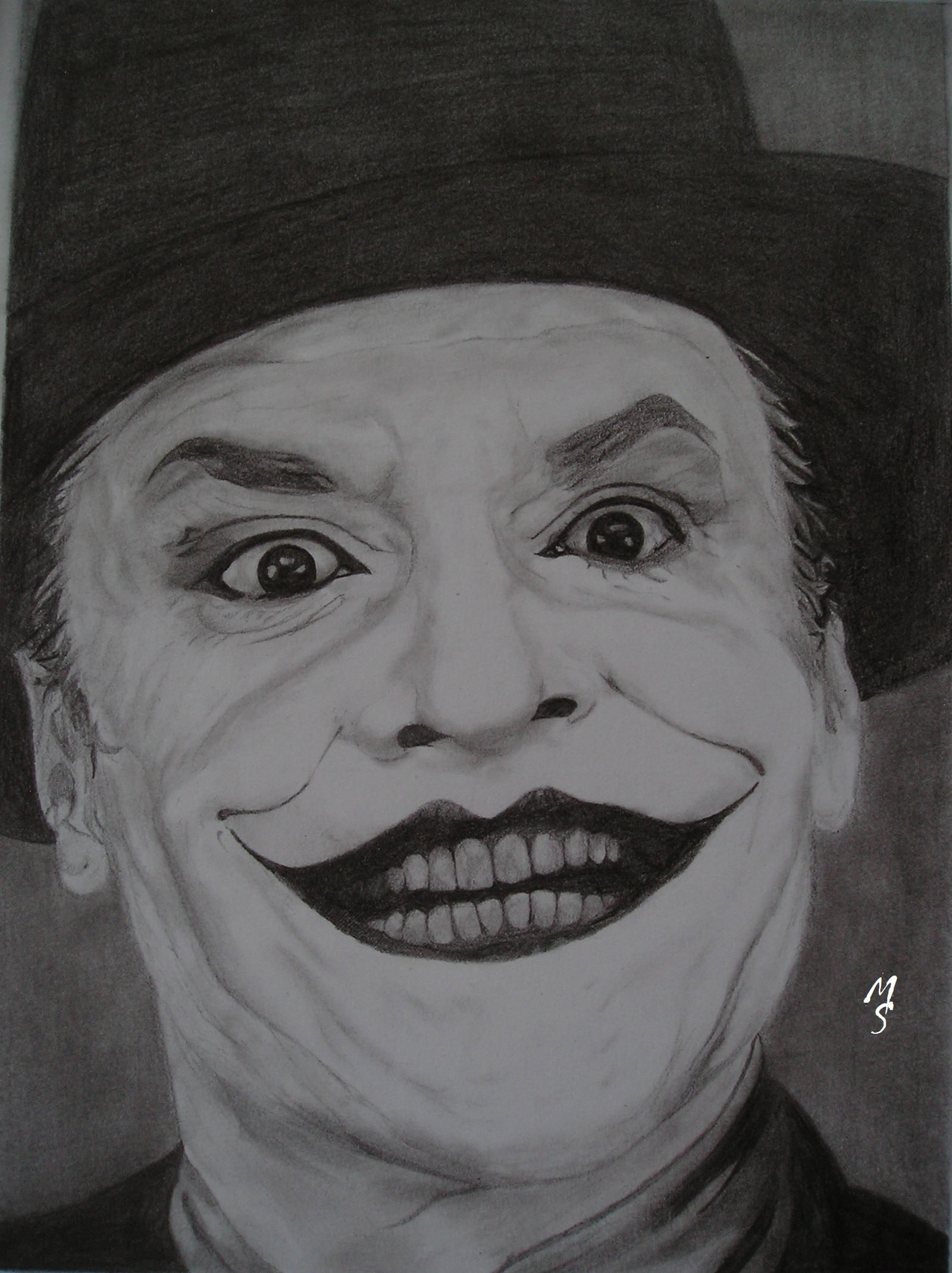 Wallpaper #V2fCCpMBSpphPi3-Edbz255 Jack Nicholson the Joker Batman by Mels Drawing on Deviantart