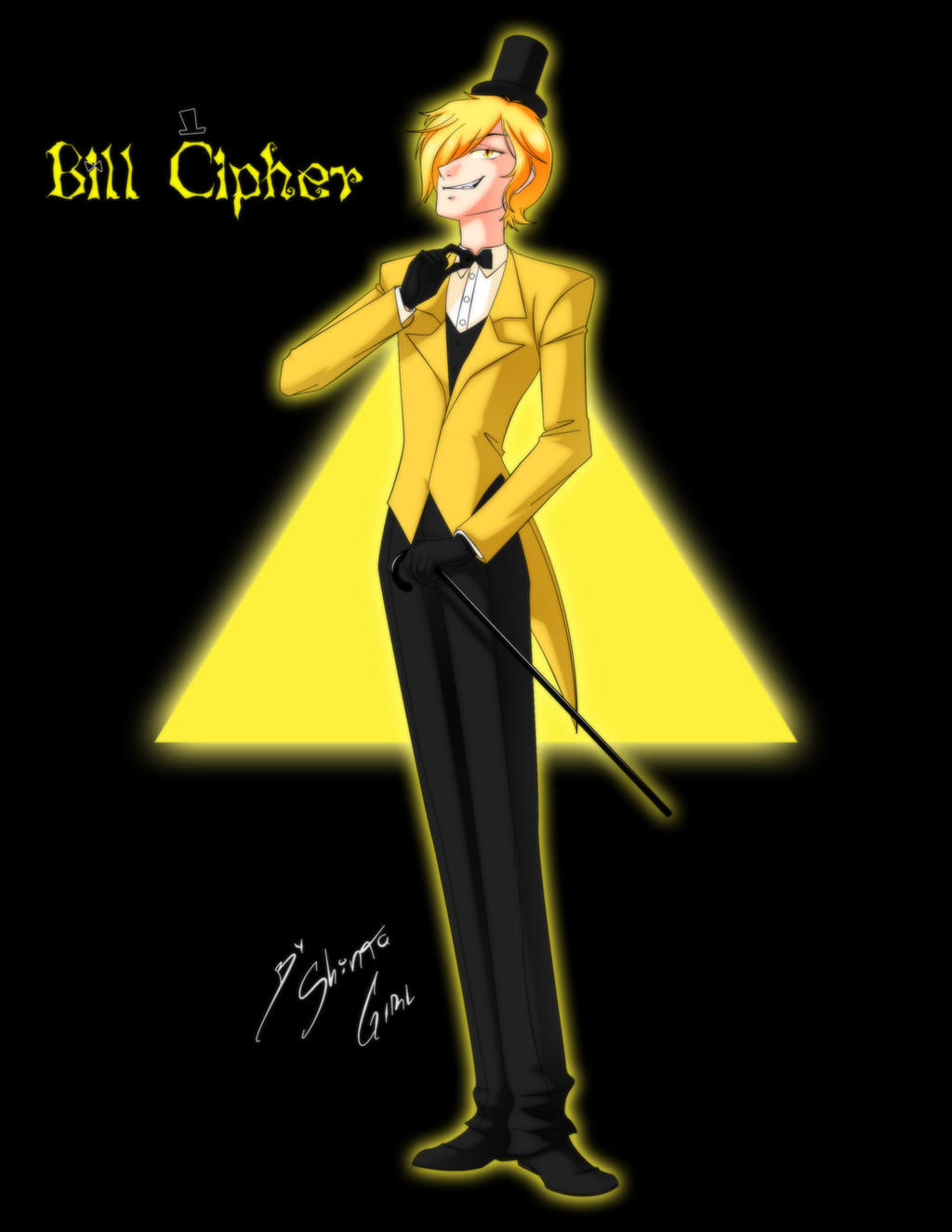 Wallpaper #yGeGApMBSpphPi3-qq-c302 Bill Cipher by Shinta Girl on Deviantart