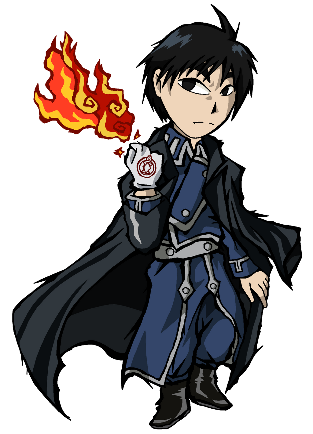 Wallpaper #f6bbb Full Metal Alchemist Roy Mustang Flame Alchemy Decal Etsy