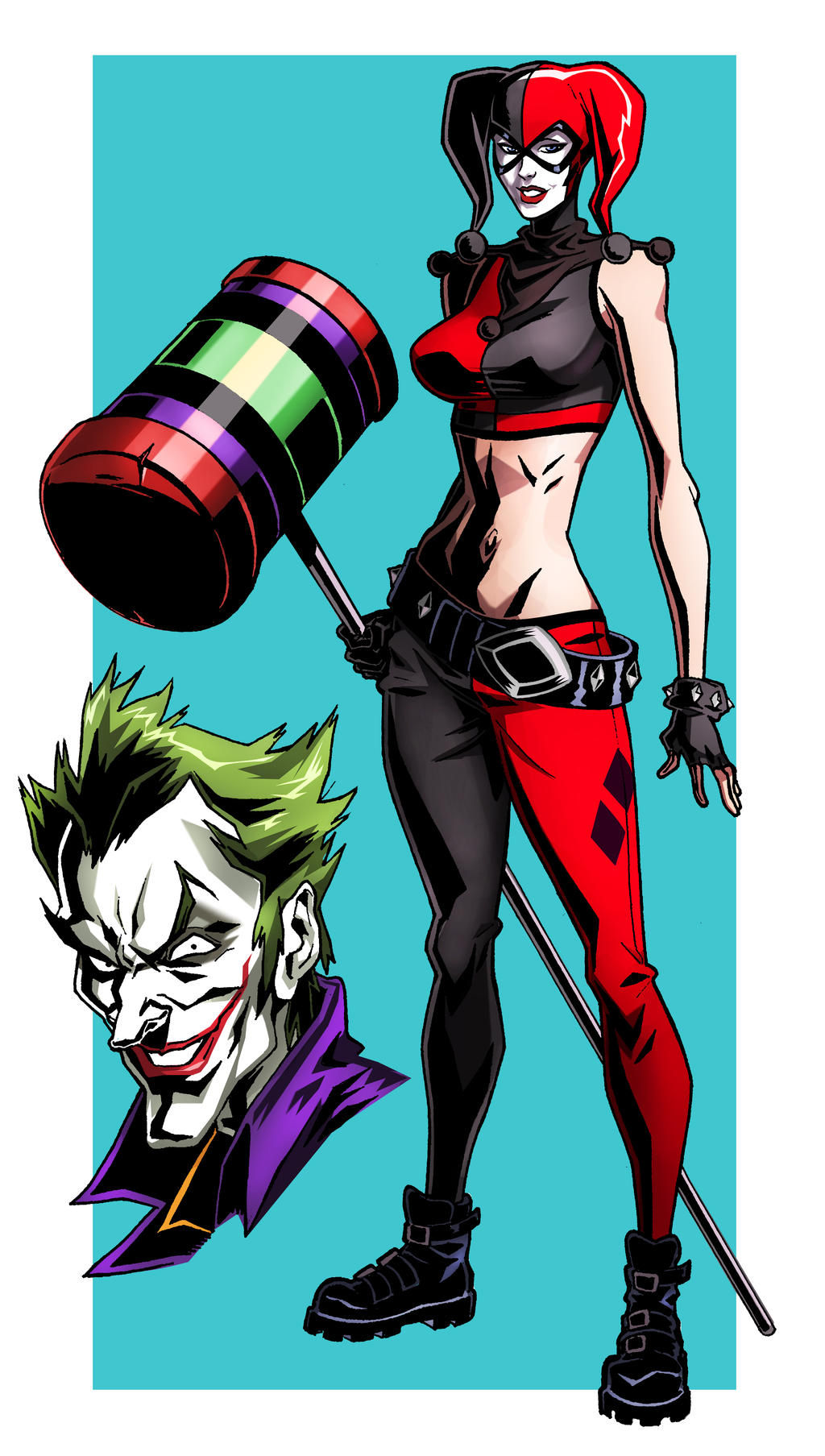 Wallpaper #9n1N8I4Bnwiau_P6IwWm16 Harley Quinn Assault on Arkham Fan Art by Chubeto on Deviantart