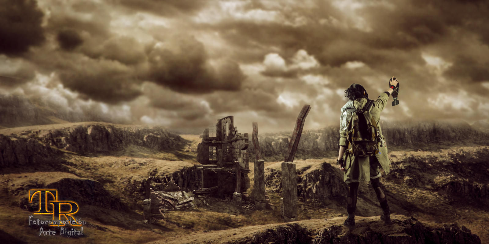 Wallpaper #oJl_P5MBUcASHT6nQswf345 Post Apocalyptic Composition by Trphotoart on Deviantart