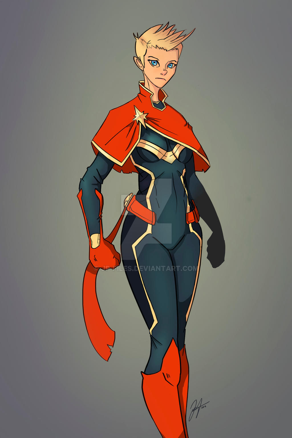 Wallpaper #LzHaNZMB5zzyi_yYW1in265 Captain Marvel by Jp Files on Deviantart