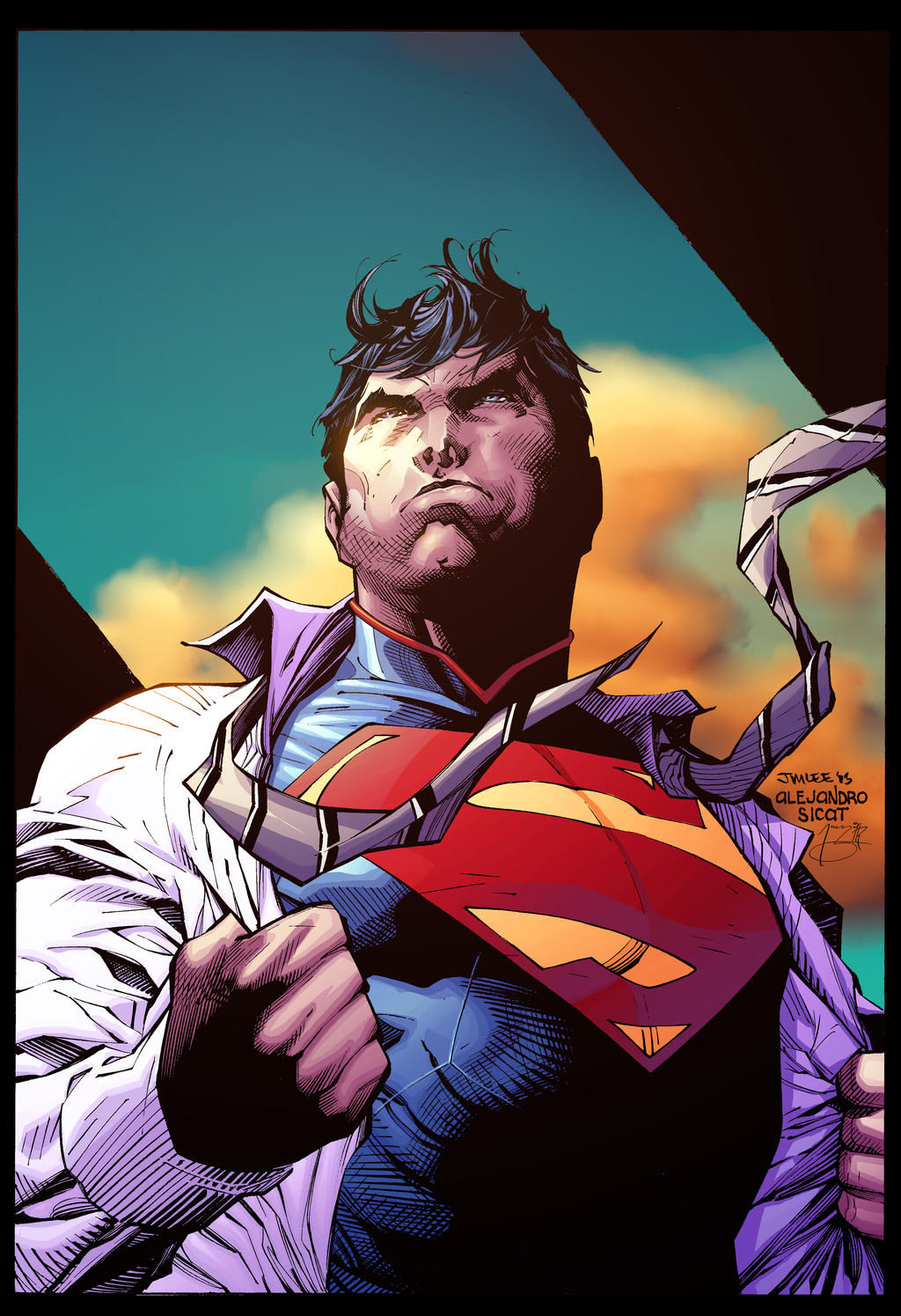 Wallpaper #4Rn3H48BtGB6xQ78WXyx48 Jim Lee Superman Wondercon by Jasen Smith on Deviantart