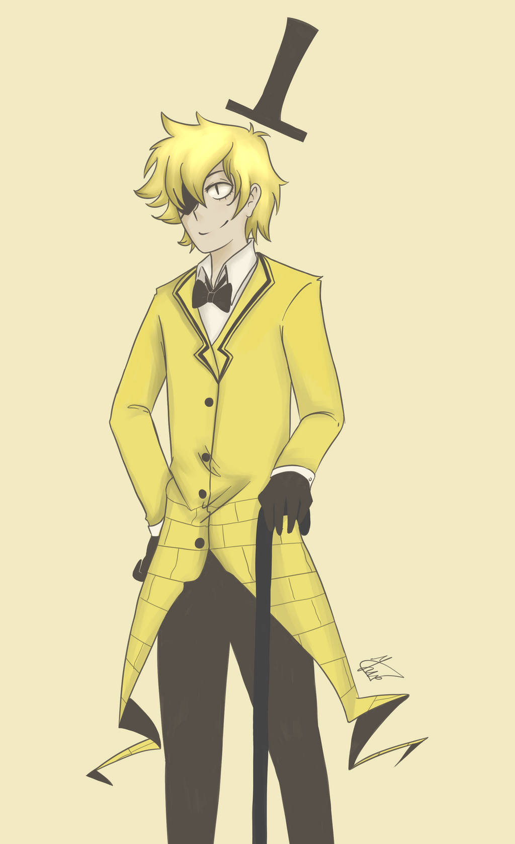 Wallpaper #yGeGApMBSpphPi3-qq-c480 Bill Cipher Human by Hutarukatsumi on Deviantart