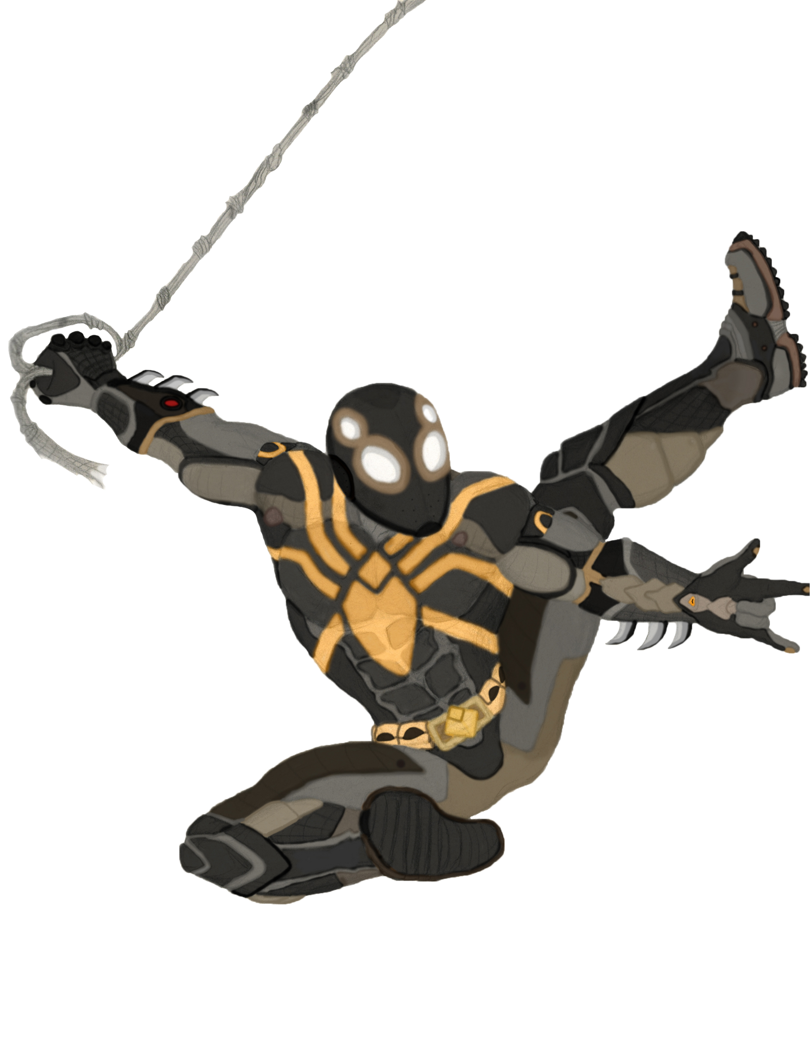 Wallpaper #PQB06o4BSdW8dNouaQ849 Night Spider Colored by Pogonapicasso on Deviantart