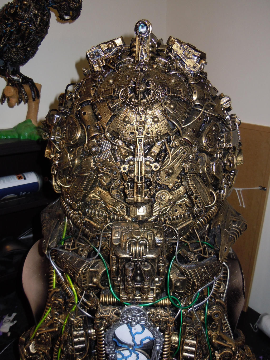 Wallpaper #7xkHF48BtGB6xQ78Am4p30 Alien Astronaut Steampunk Cyberpunk Borg Helmet by Overlord Costume Art