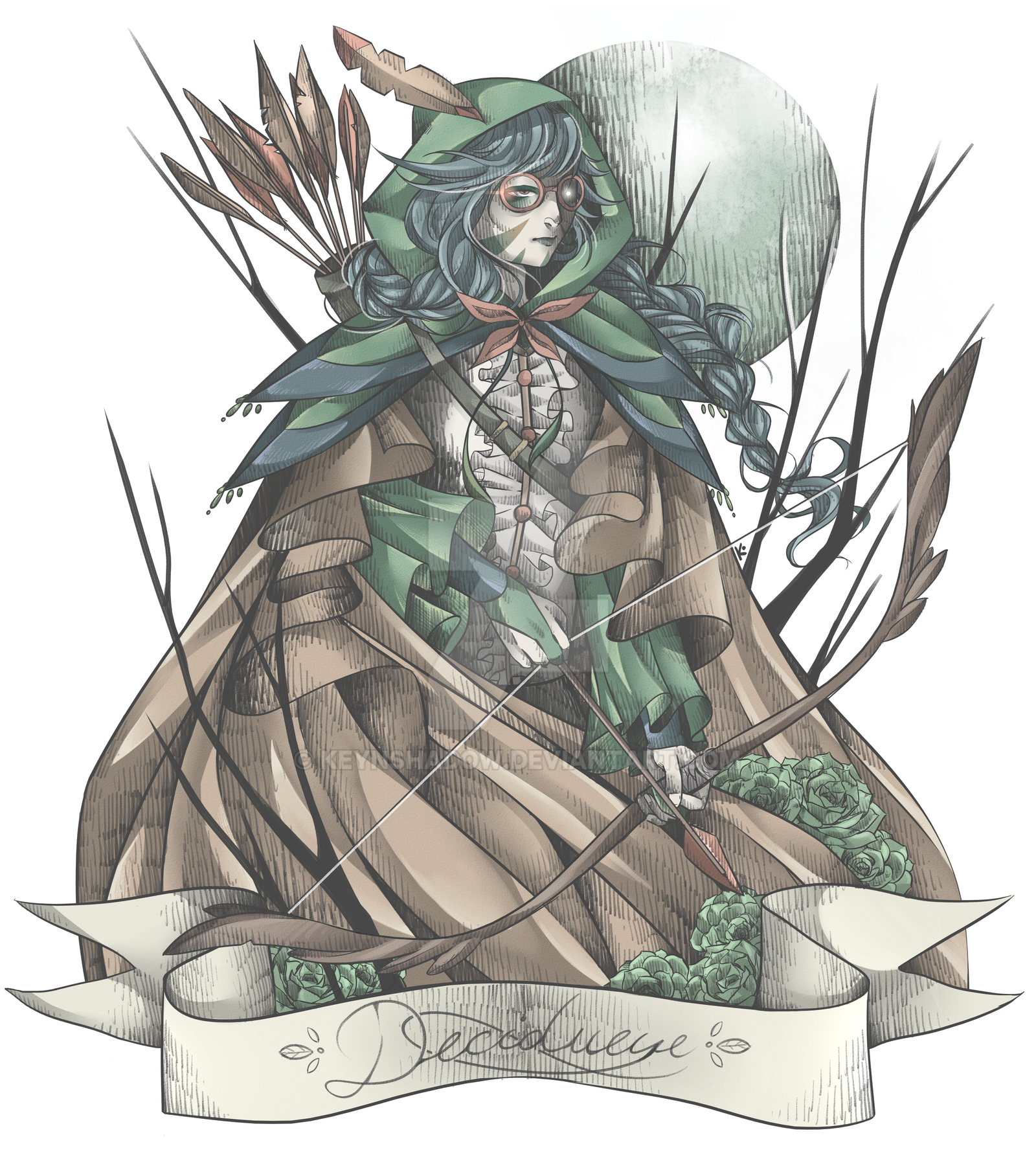 Wallpaper #VPS-OZMBKFX8bn3rsndx97 Decidueye Gijinka by Keynshadow on Deviantart