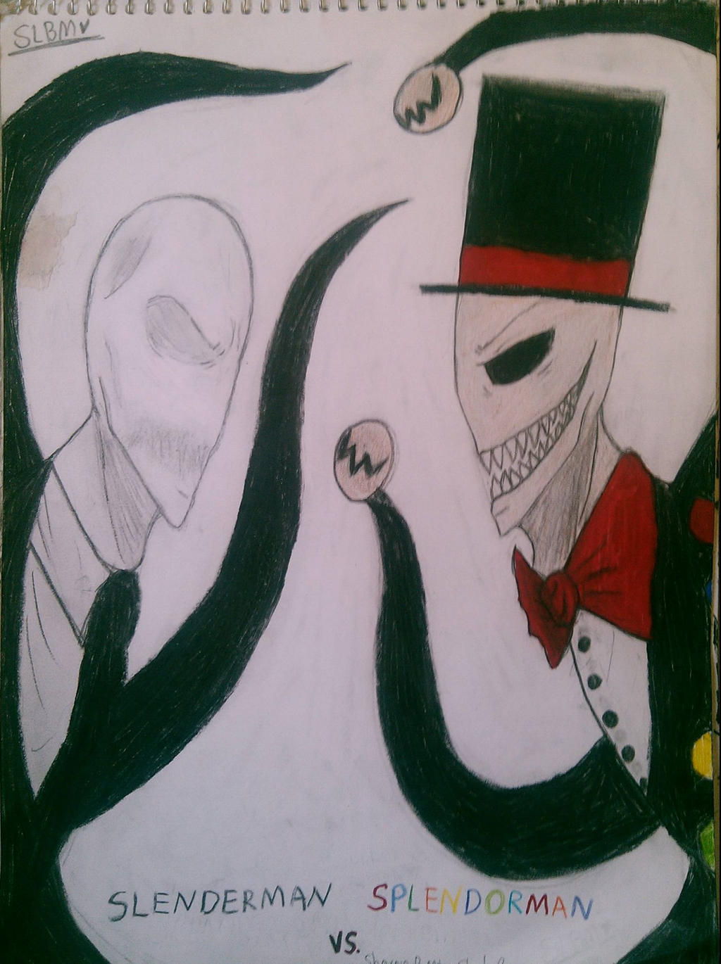 Wallpaper #wEDgL5MBJhL2WPbaU77v227 Slenderman vs Splendorman by Sharonslbm on Deviantart