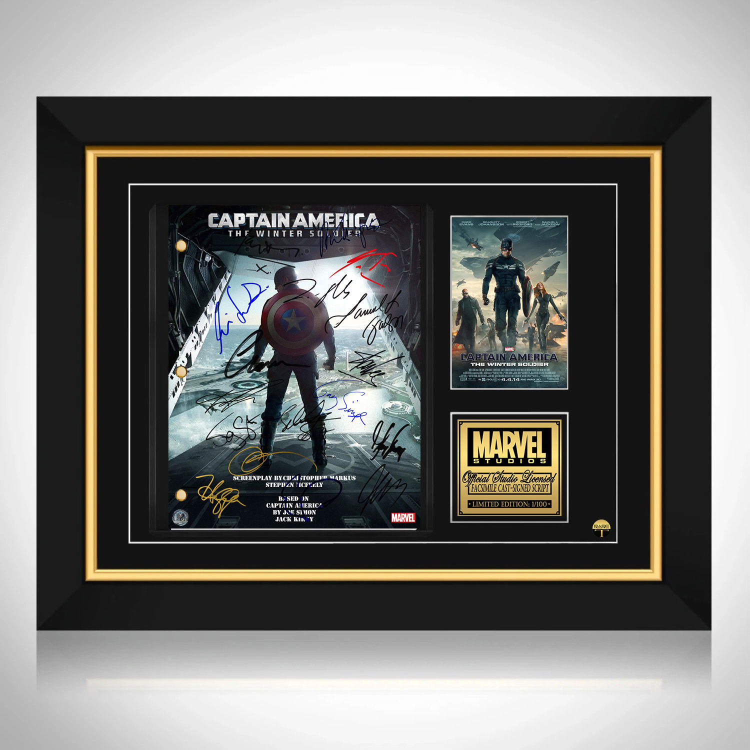 Wallpaper #Ln0R8Y4Bnwiau_P68Qg723 Captain America the Winter Soldier Transcript Limited Signature