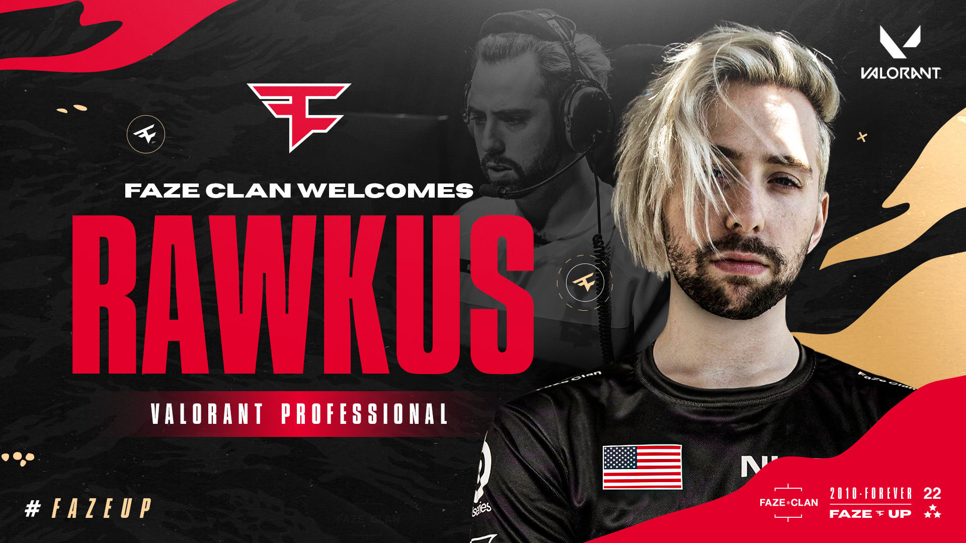 Wallpaper #bADg6o4BSdW8dNouzxDT11 Updated 85 Faze Clan Signs Rawkus Babybay to Complete Valorant