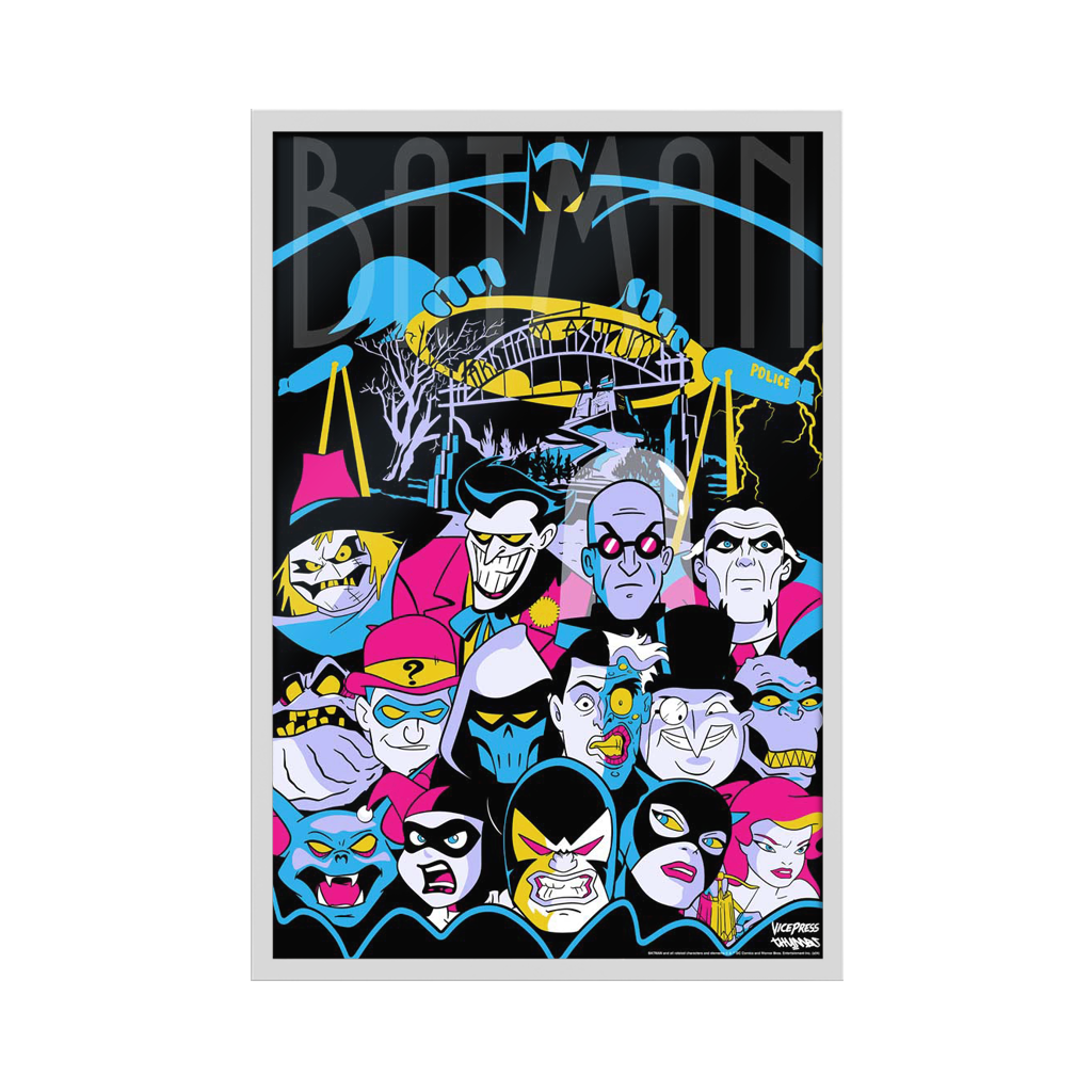 Wallpaper #ujW2lJcBk_lpvpaldJdJ137 Batman the Animated Series Fine Art Print by Thumbs Vice Press