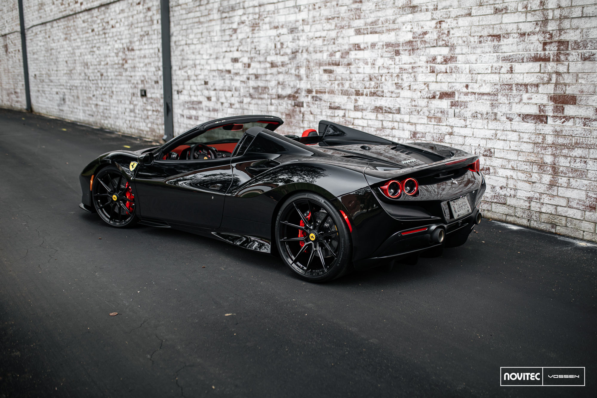 Wallpaper #xtWeNpMBY0Iw2JDGgZGQ94 Ferrari F8 Spider Novitec X Vossen Series Nf10 Vossen Wheels