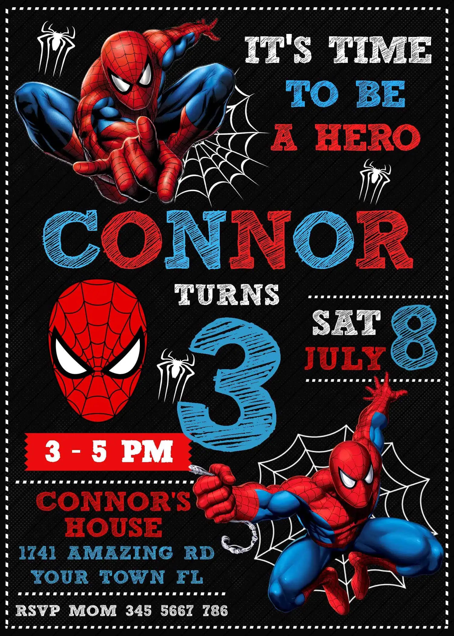 Wallpaper #nxlUOo8BtGB6xQ78zaxF28 Spiderman Birthday Invitation Charming Invite