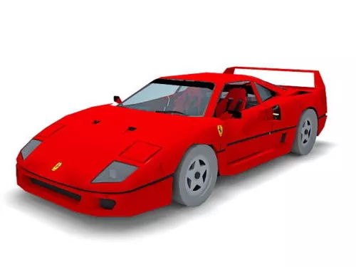 Wallpaper #Q7nI3pIBJvJKYCmEKgfX282 Ferrari F40 Free 3D Model Max Open3dmodel 28008