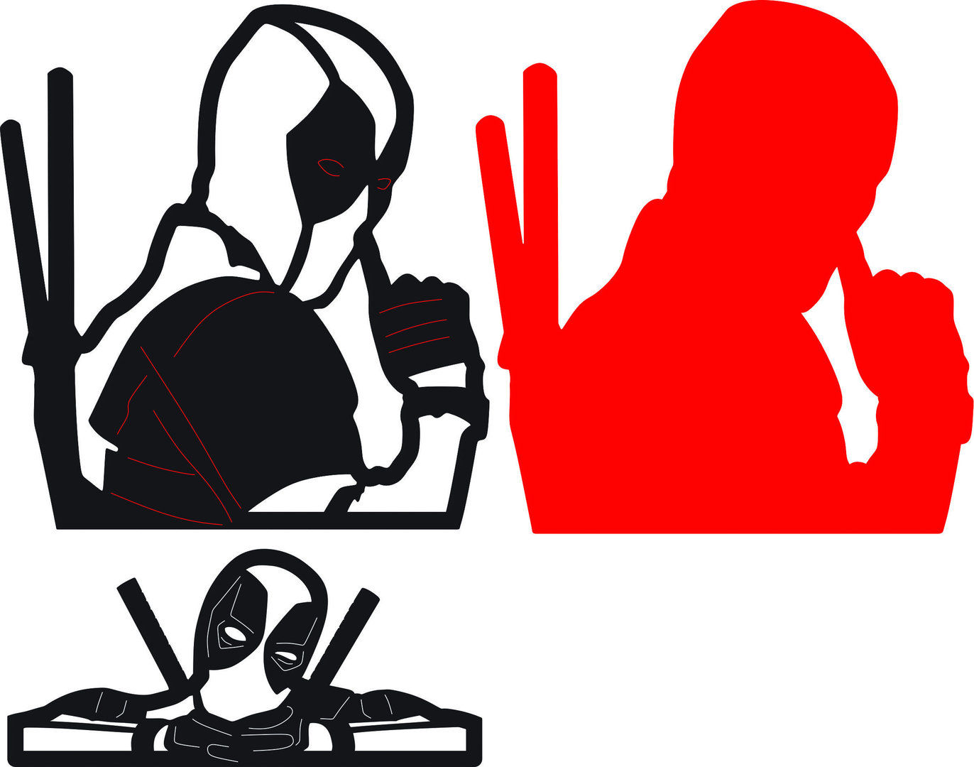 Wallpaper #_jNYM5MBcgDP3FvJV6ps240 Deadpool Free Dxf Svg Robin Hill Machine