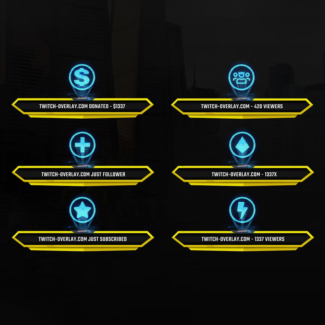 Wallpaper #42gsGpMBSpphPi3-xhpN70 Cyberpunk 2077 Animated Stream Bundle 1 Twitch Overlaycom