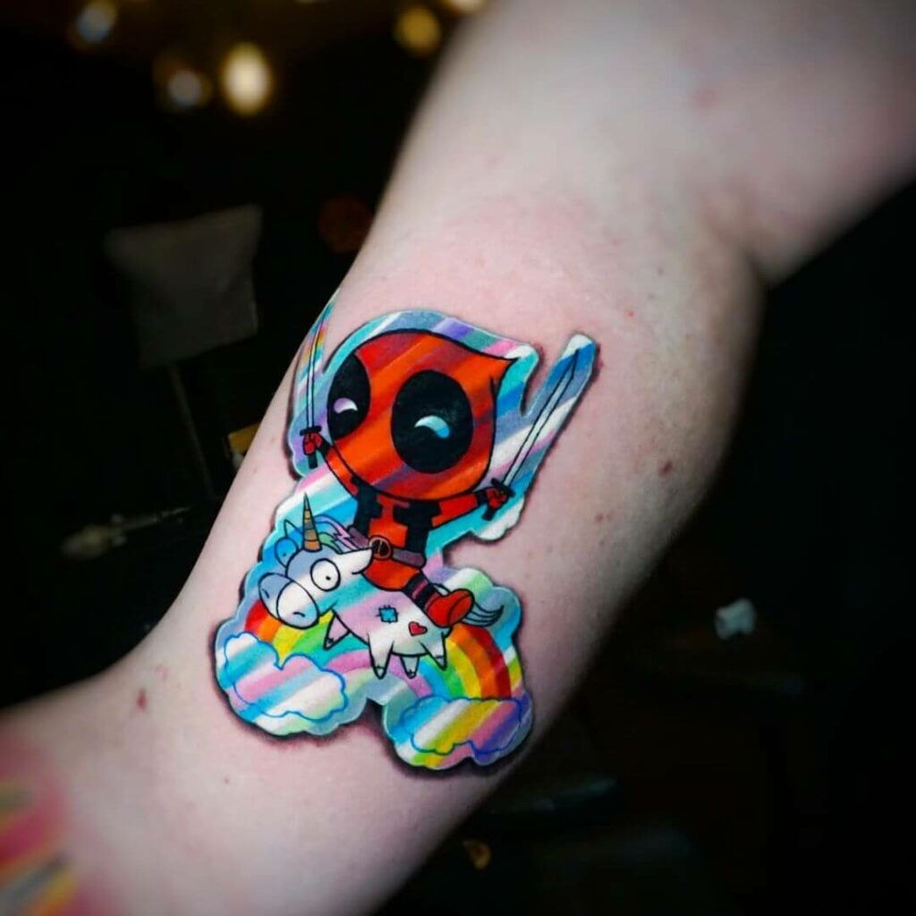 Wallpaper #9130c Marvel Tattoo Photo by Gus H Tattoo on Instagram Deadpool