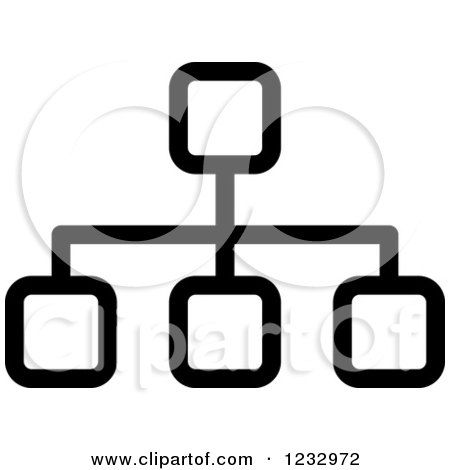Wallpaper #wZyy4ZIBZHQxiYarrLy4229 Clipart of a Black and White Networking Business Icon Royalty Free