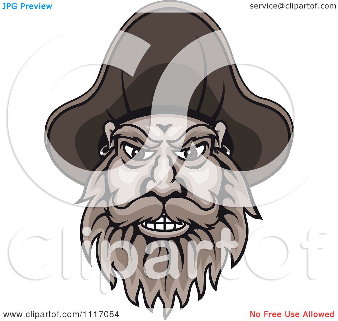 Wallpaper #0jEXNpMB5zzyi_yYPFik211 Vector Clipart Bearded Pirate Captain Face Royalty Free Graphic