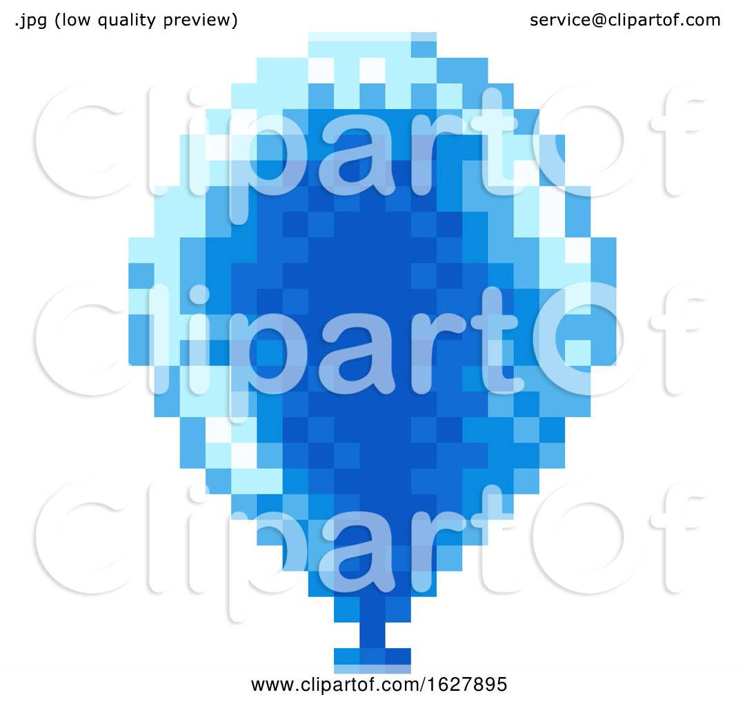 Wallpaper #a0D6MJMBJhL2WPbaiMSr145 Balloon Pixel Art 8 Bit Arcade Video Game Icon by Atstockillustration