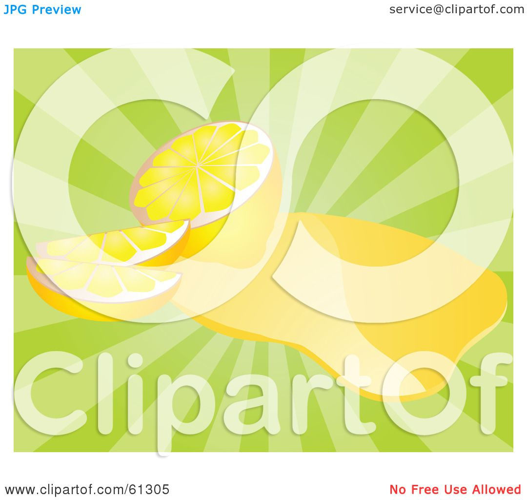 Wallpaper #3mcEEpMBSpphPi3-A_nF378 Royalty Free Rf Clipart Illustration of a Lemonade Spill with Sliced