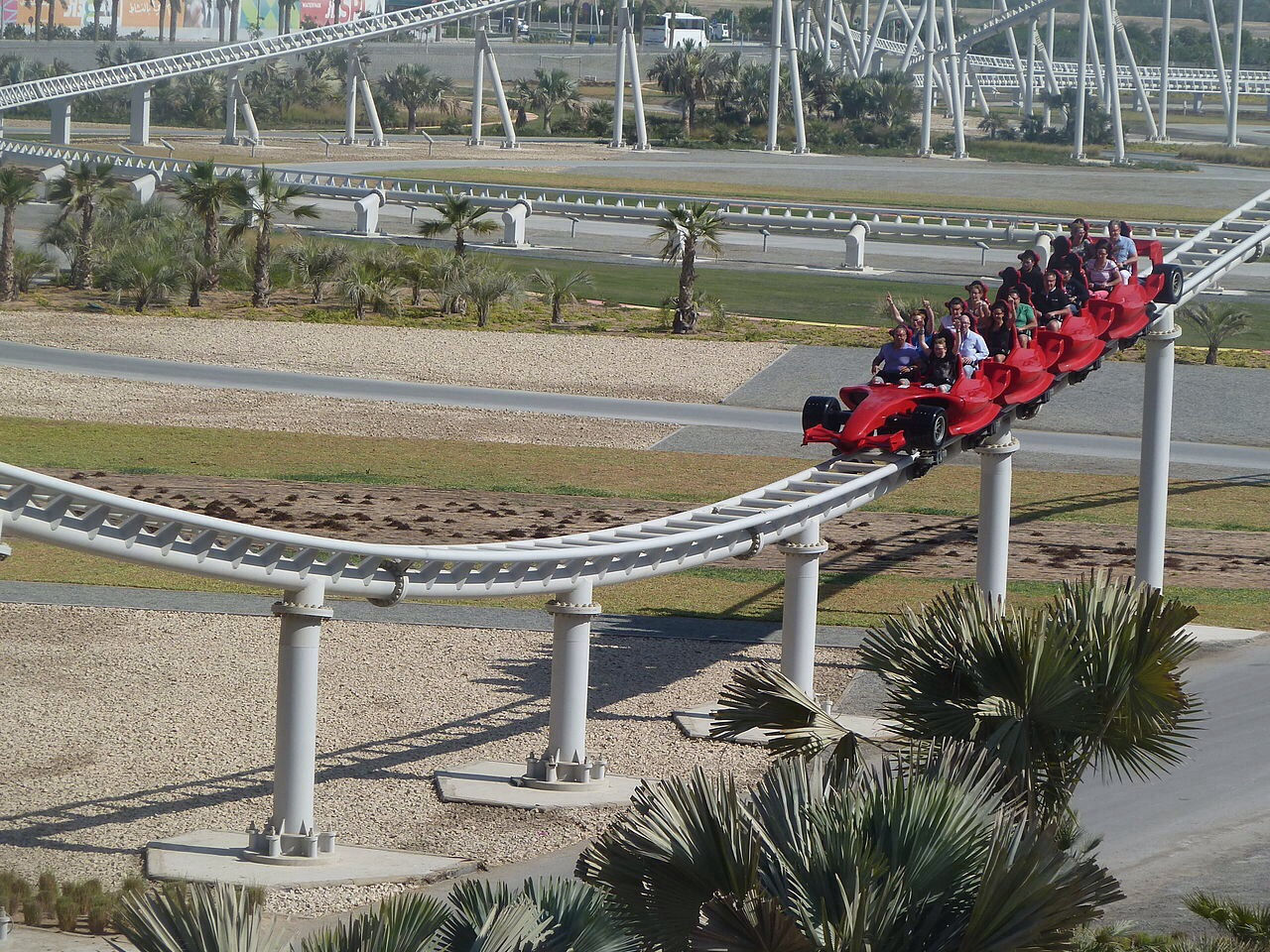Wallpaper #2X3W844Bnwiau_P6OQ2z50 That the Fastest Roller Coaster is in Ferrari World Abu Dhabi Uae I