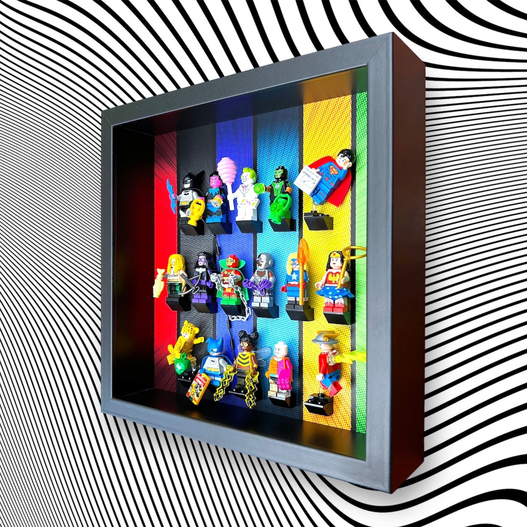 Wallpaper #HJ__V5MBcUVgGJNo87AR153 Display Frame Case for Lego DC Minifigures Series