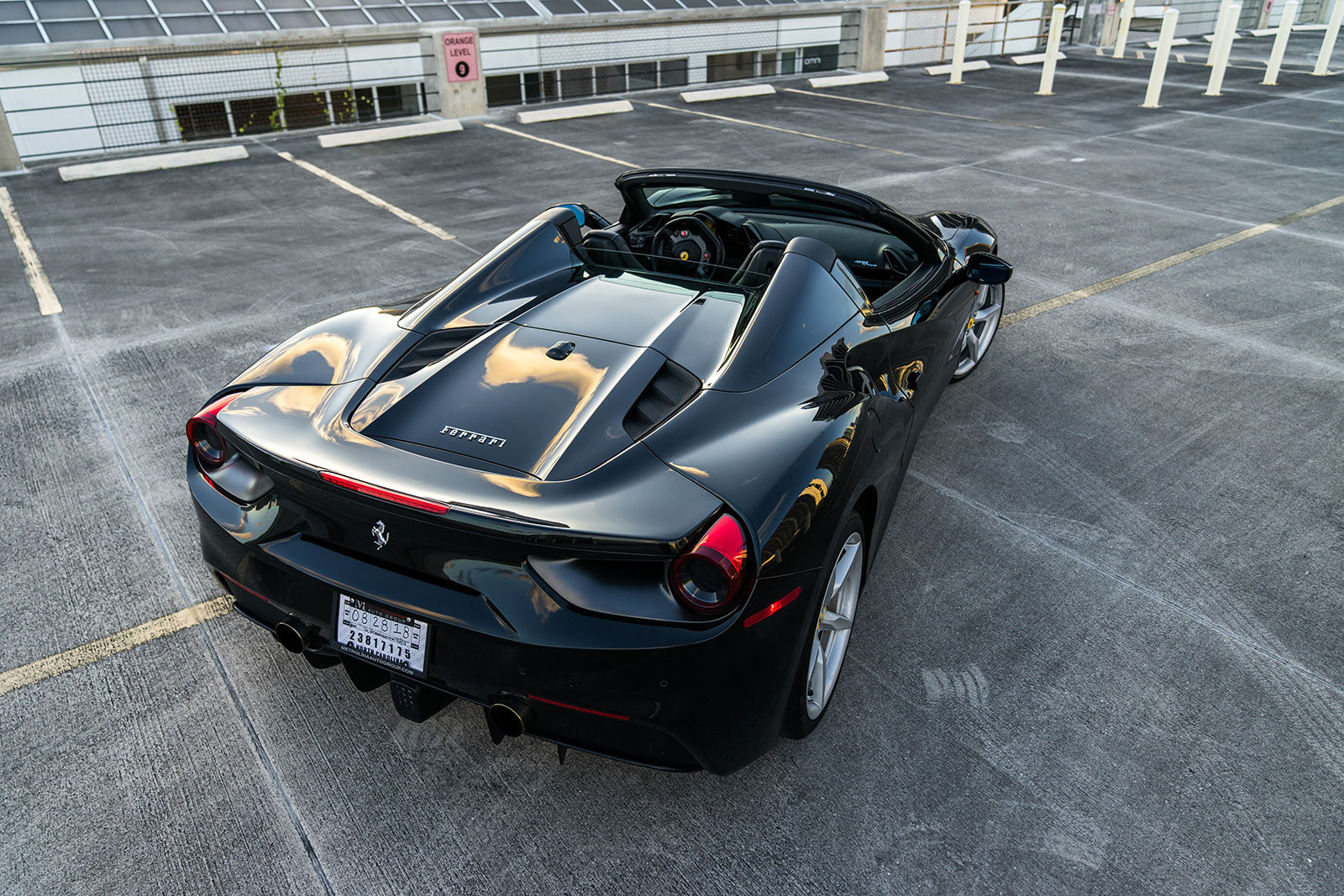 Wallpaper #cEVwoo4B7YBJg1BVF6Sg21 2018 Ferrari 488 Spider Black Mvp Miami Exotic Rentals