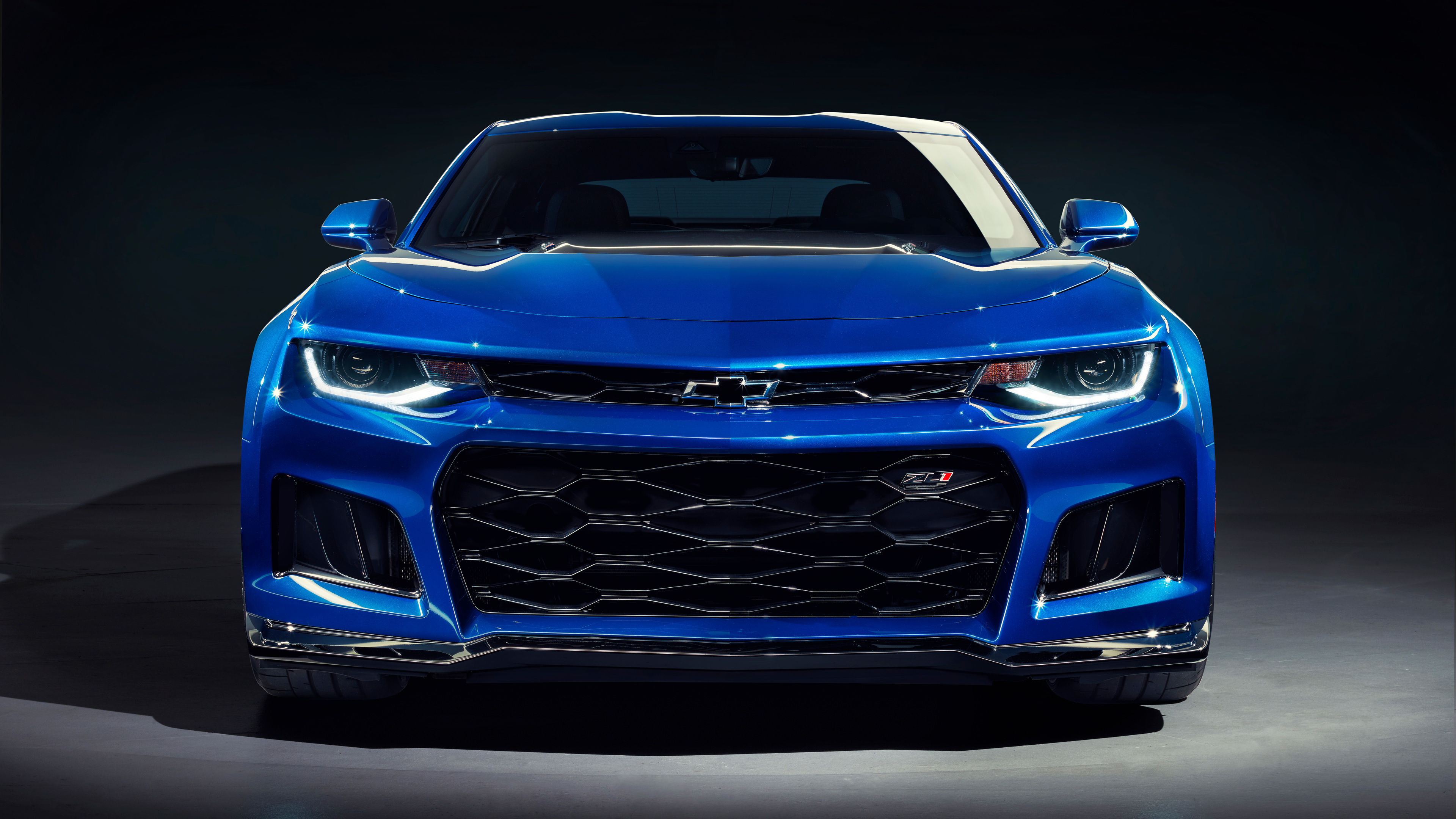 Wallpaper #lH3-8Y4Bnwiau_P6RArg48 Chevrolet Camaro Zl1 2019 Front 4K Wallpaper 4K