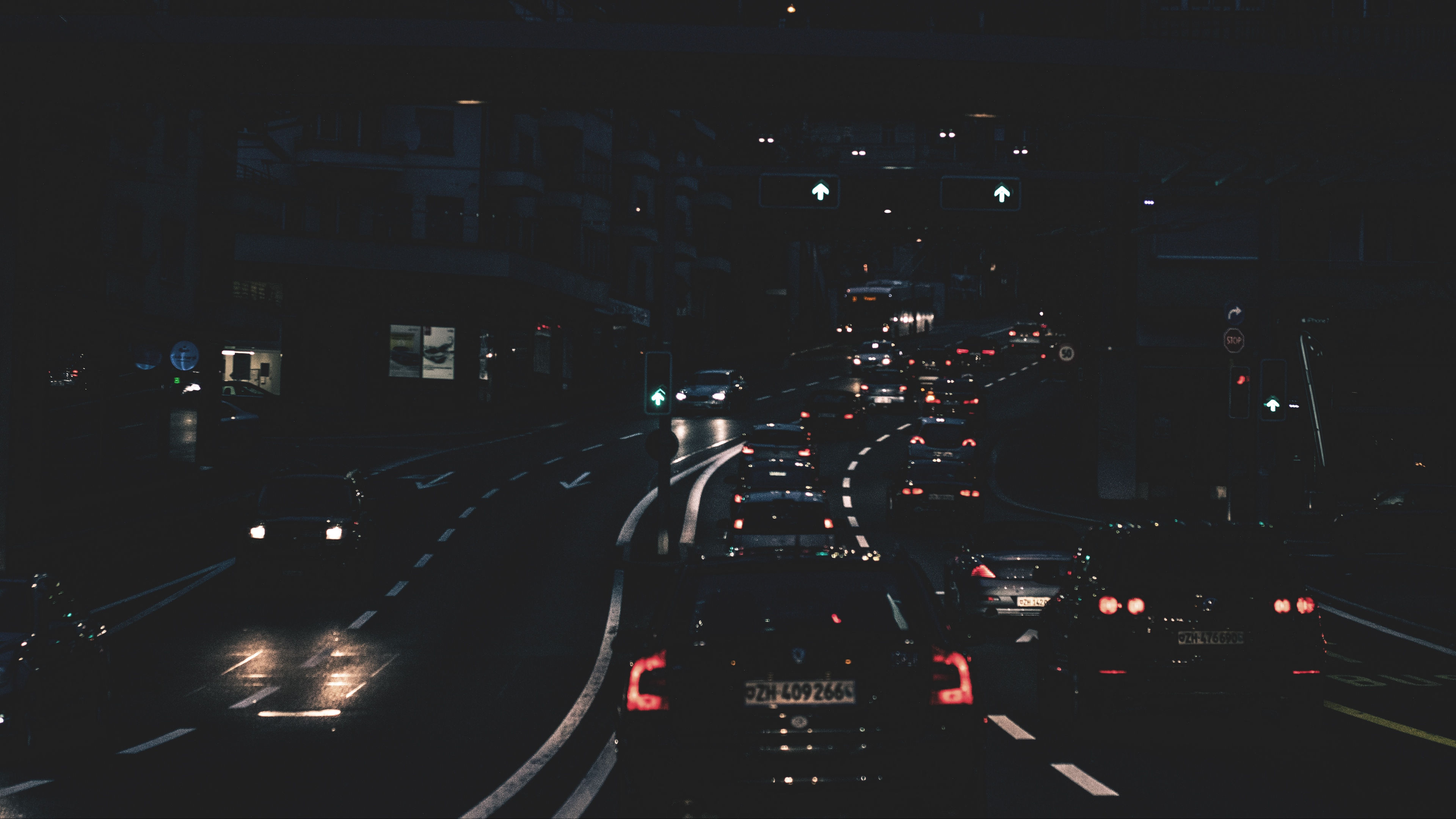 Wallpaper #qRnSJI8BtGB6xQ78FIV-16 Night City City Lights Cars Traffic Street 4K Wallpaper 4K