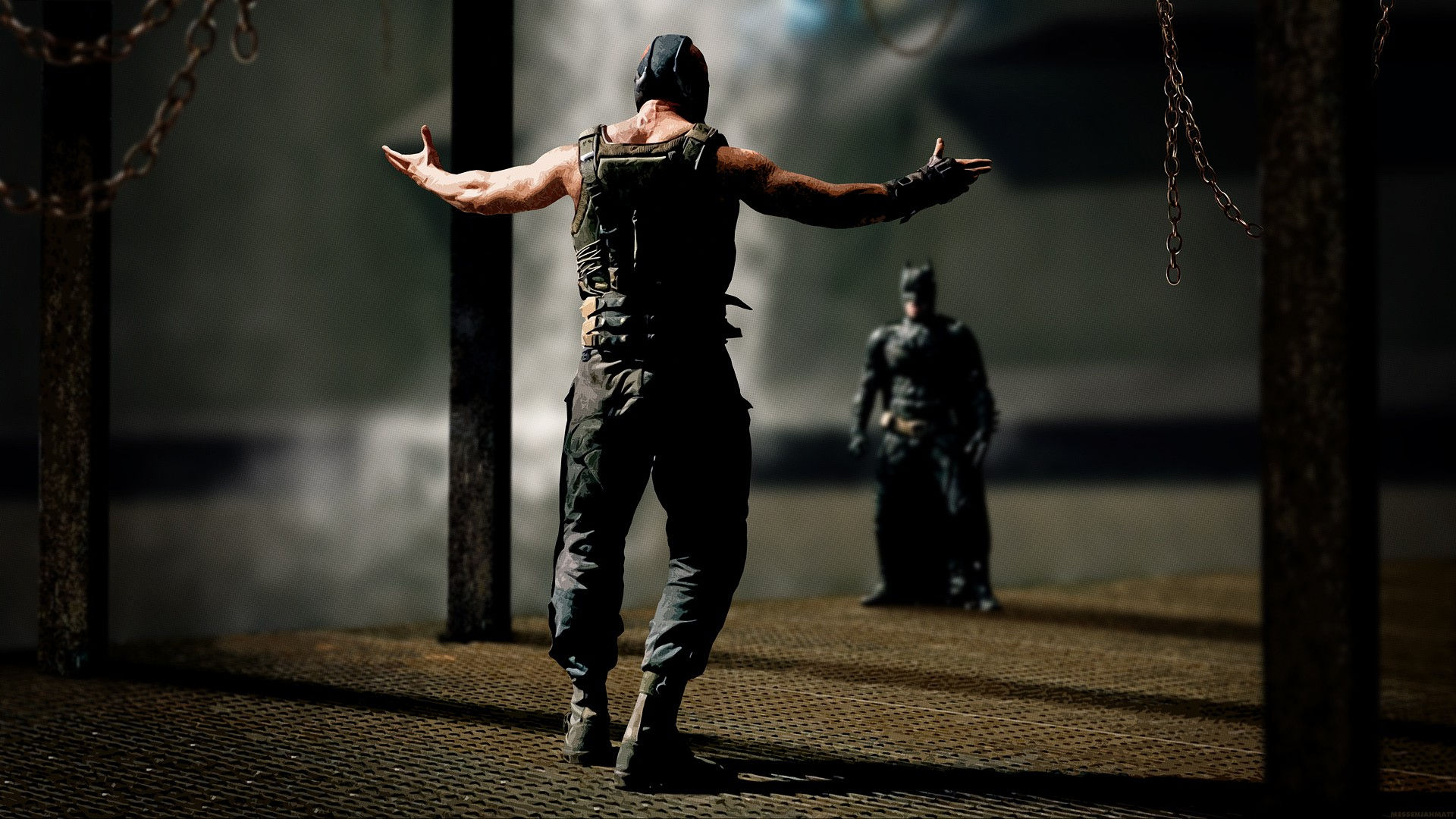 Wallpaper #79083 Tom Hardy as Bane in the Dark Knight Rises Poster Hq Bane Photo