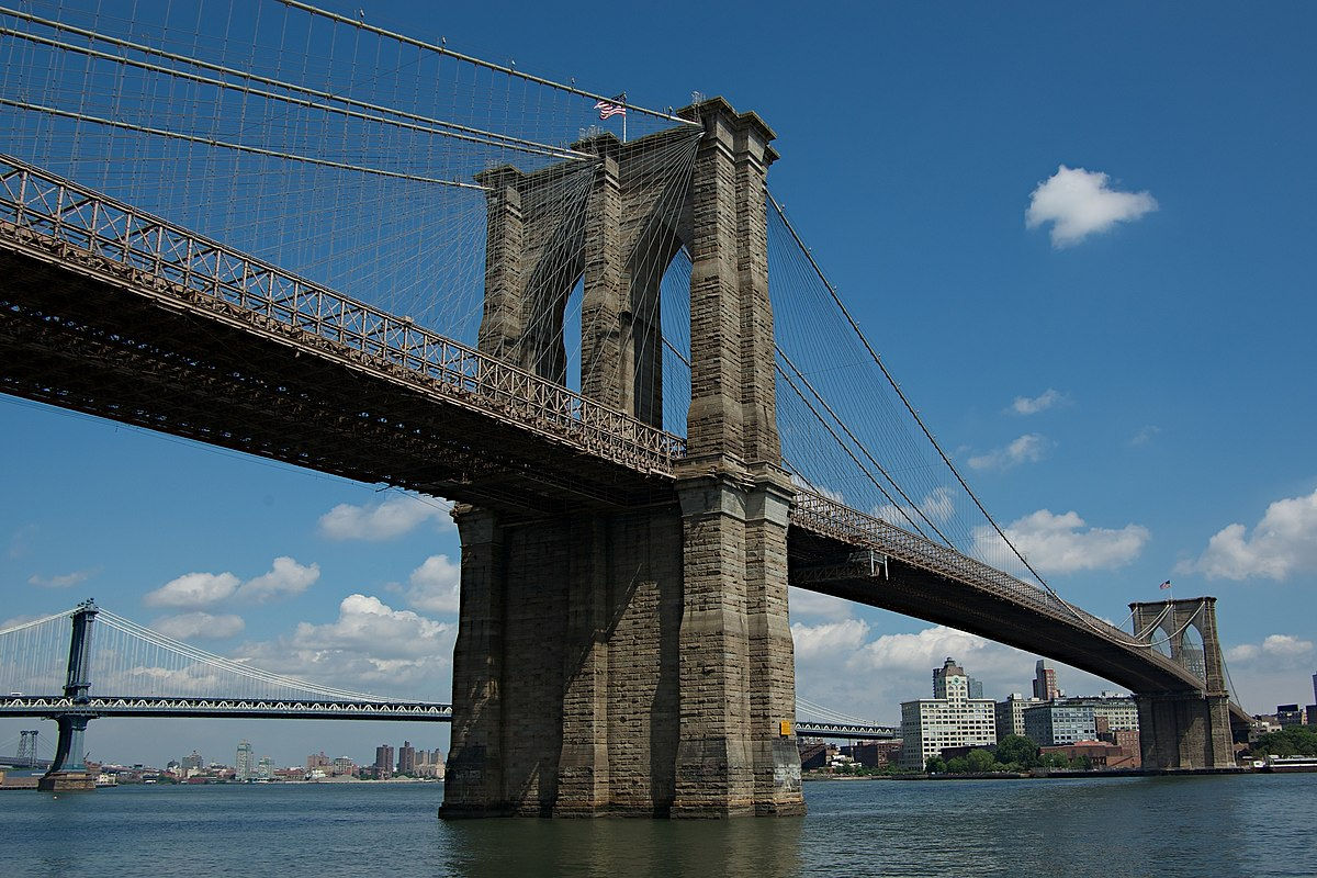 Wallpaper #66e34 Brooklyn Bridge in New York the Iconic Crossing Between Manhattan and