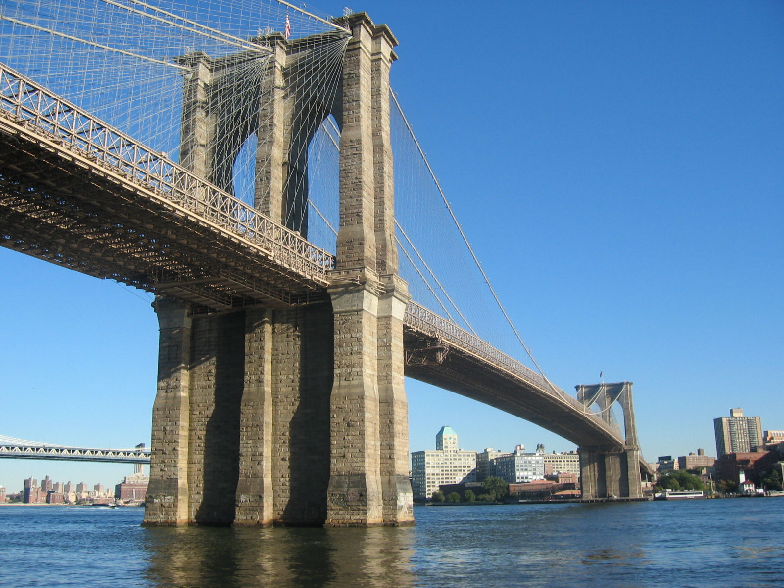 Wallpaper #66e34 Brooklyn Bridge in New York the Iconic Crossing Between Manhattan and