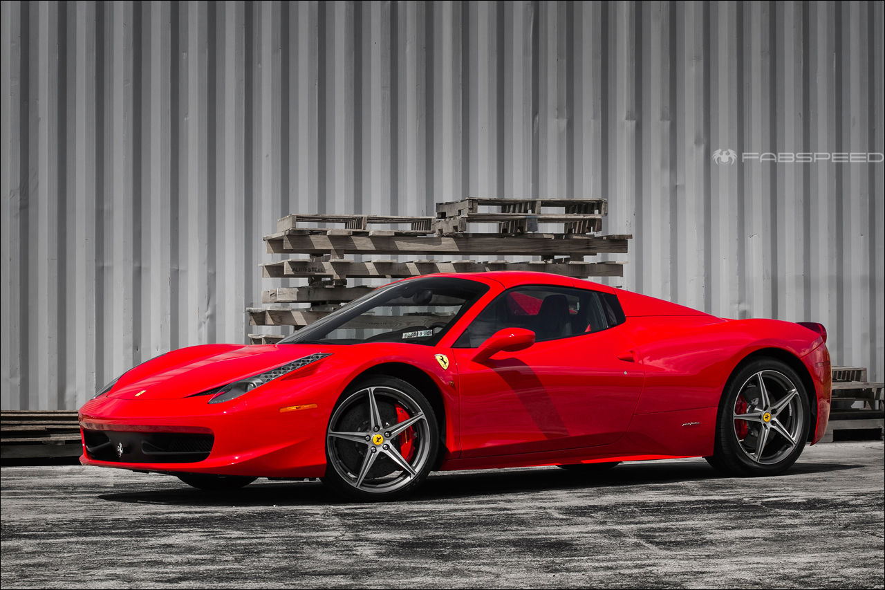 Wallpaper #8EW7l44B7YBJg1BVwaDY31 In the Shop Red 458 Spider Gets Exhausted Diffused 6speedonline