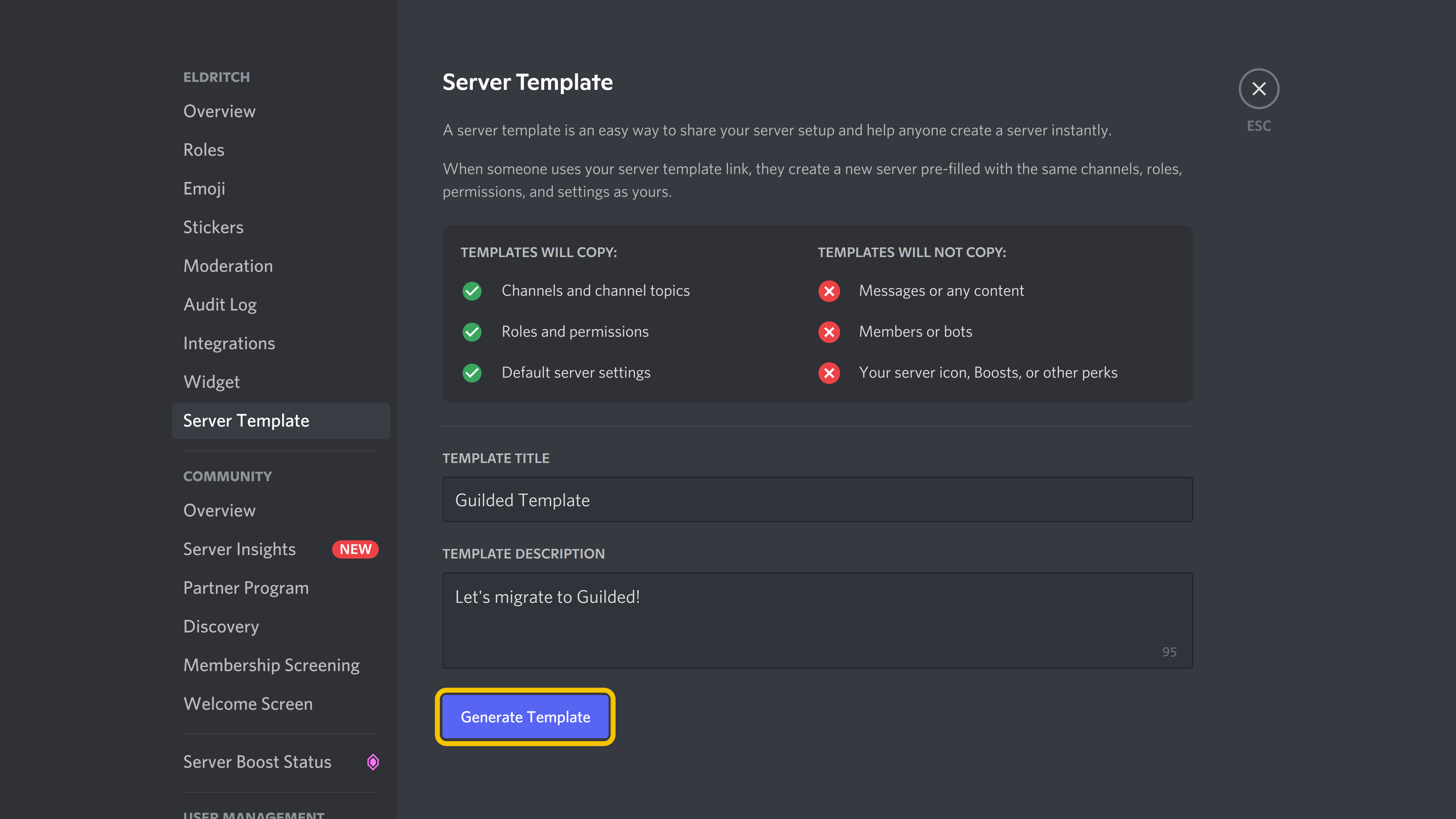 Wallpaper #xmc_AJMBSpphPi3-ZaUG266 Importing Discord Server Templates Guilded