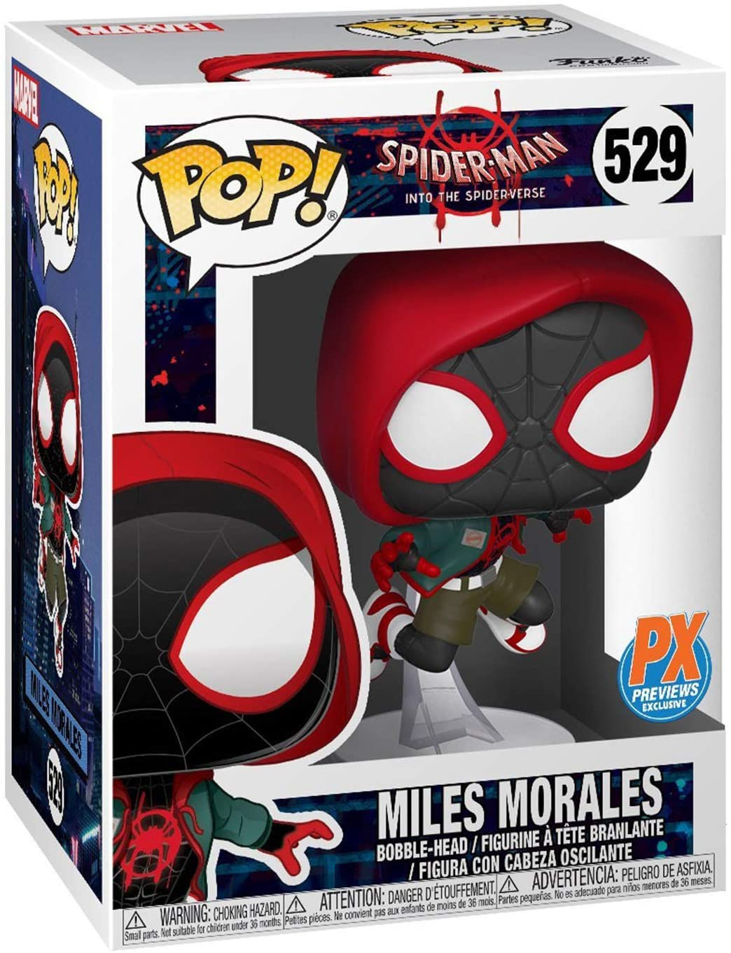 Wallpaper #bjGdNZMB5zzyi_yY7VeY149 Funko Pop Miles Morales 529 Px Previews Spider Man