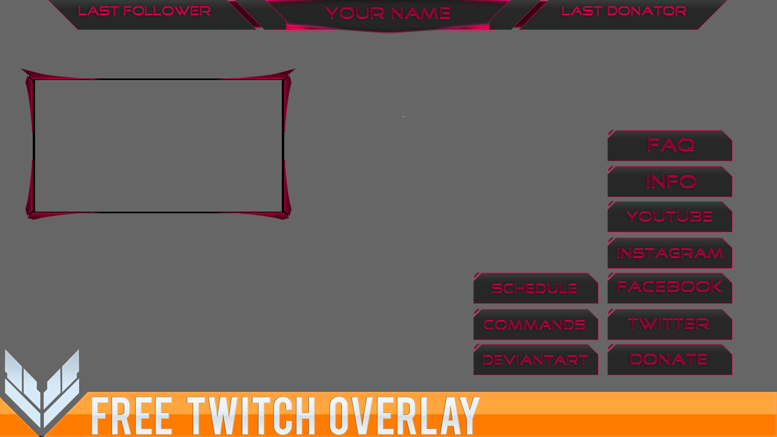Wallpaper #Y88FO5MBOBUYluQYwLqS16 Overlay Free Twitch Template 2 by Ayzs on Deviantart