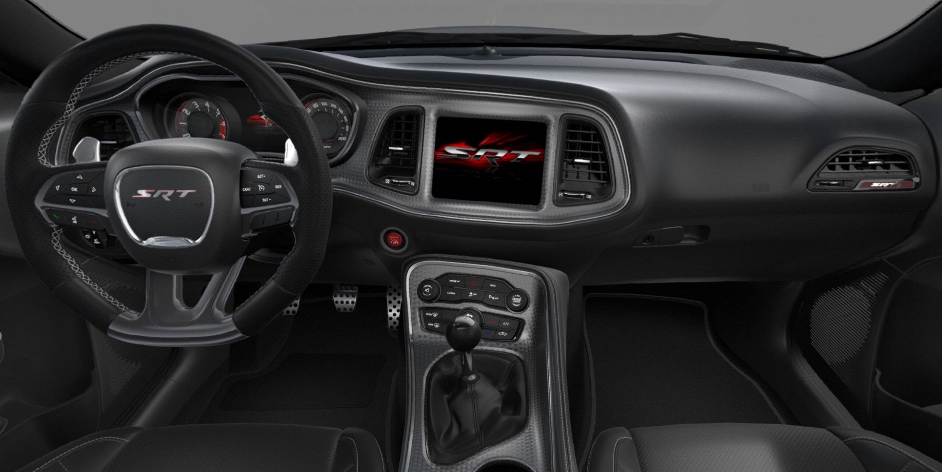 Wallpaper #smjUIJMBSpphPi3-ZS4W130 Dodge Challenger Hellcat Black Interior