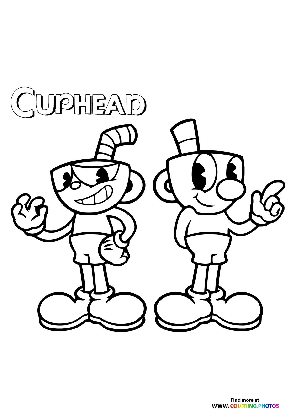 Wallpaper #VVaTepcBsd6xcFiEkty880 Mugman Coloring Pages for Kids
