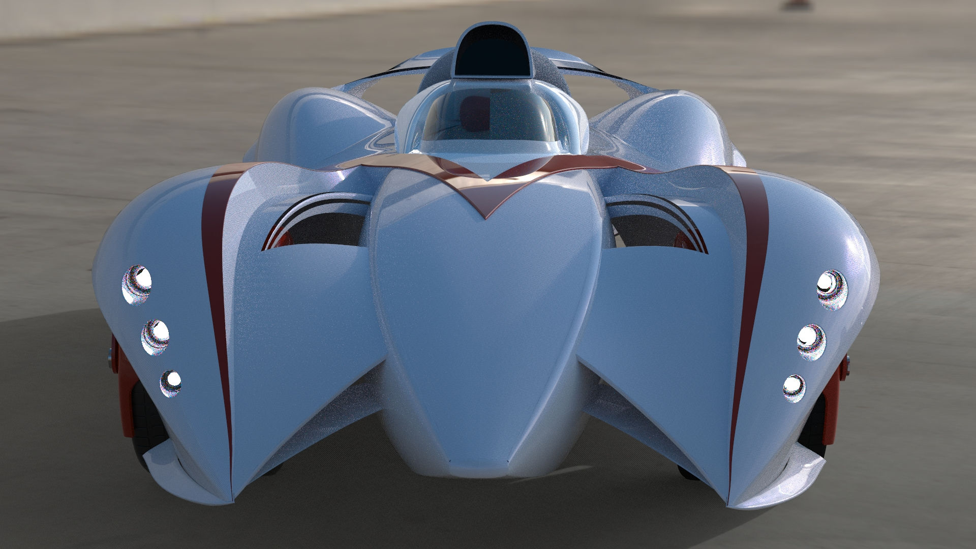 Wallpaper #F2dy75IBSpphPi3-RWIN256 Speed Racer Mach 6 by Mark Quessey at Coroflotcom
