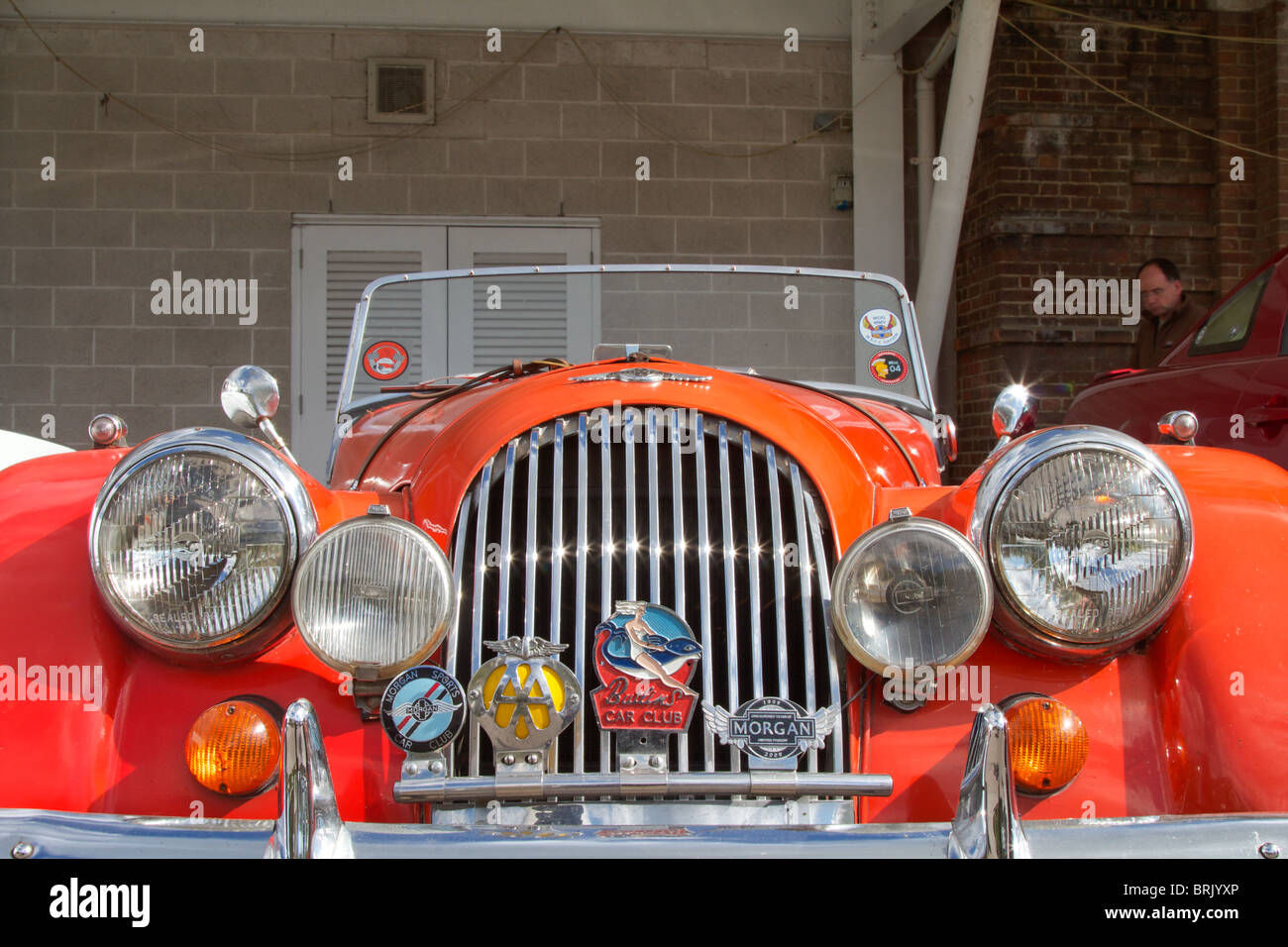 Wallpaper 69ec4 Morgan Sports Car Front Grill with Badges Stock Photo Royalty Free HD Wallpaper 69ec4
