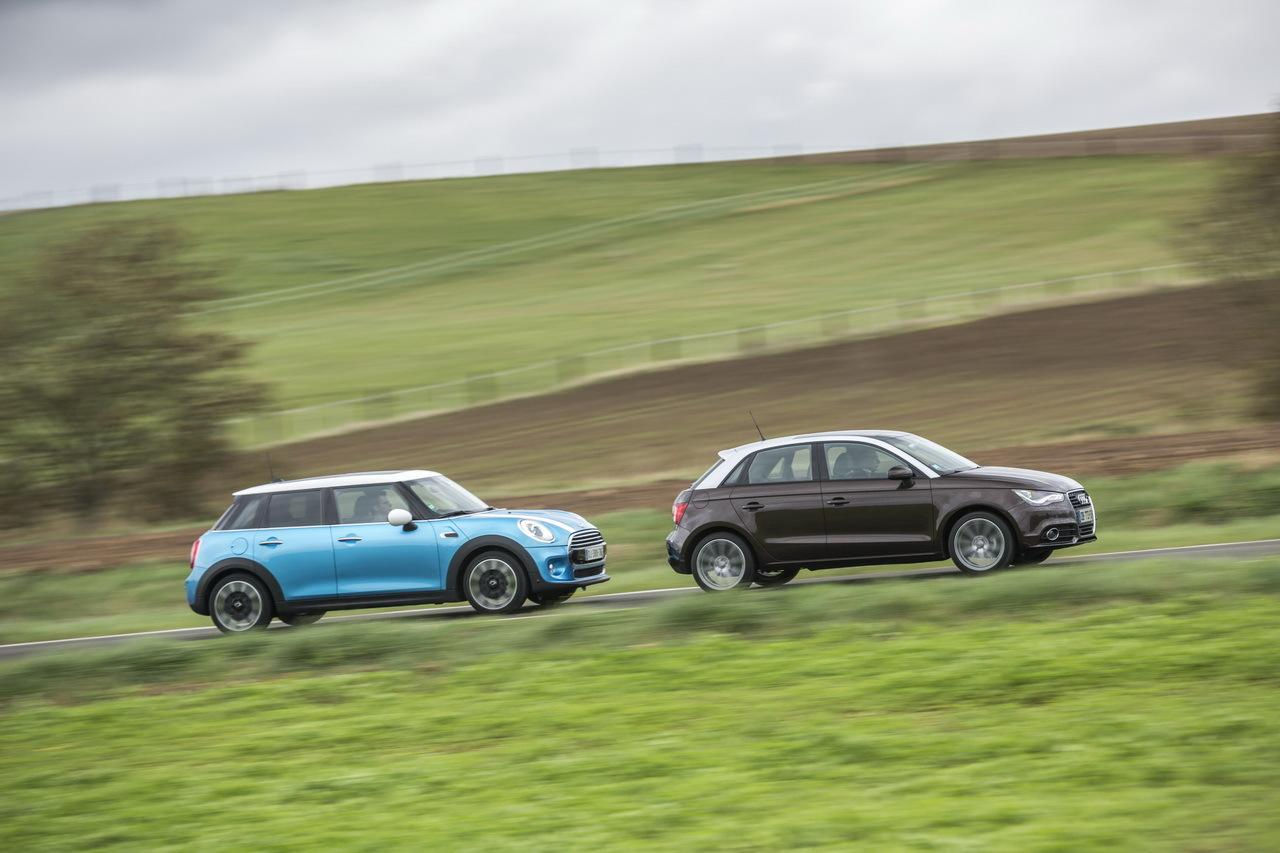 Wallpaper #G2fkCZMBSpphPi3-2tK699 Essai Comparatif Mini Cooper 5 Portes vs Audi A1 Sportback